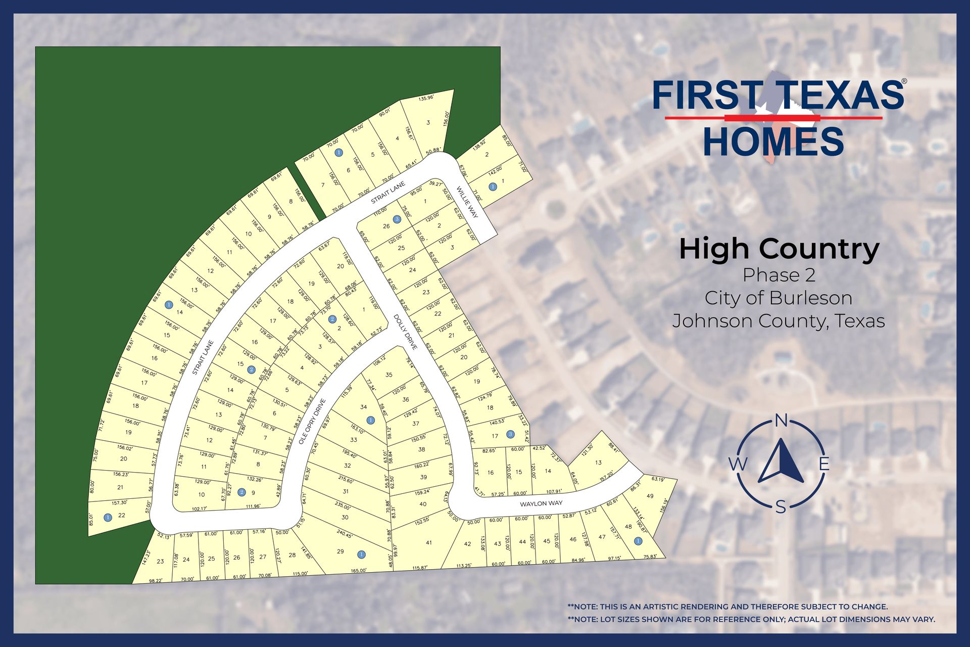 High Country community map