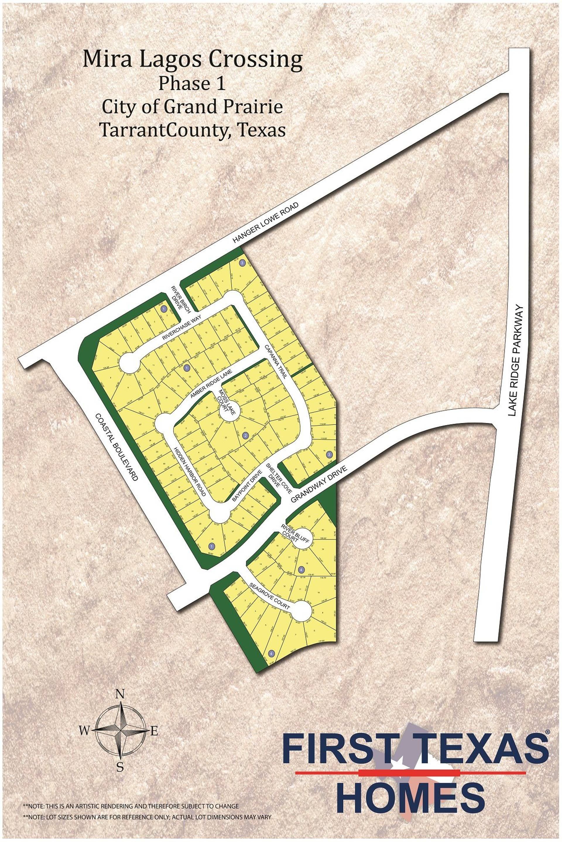 Mira Lagos Crossing community map