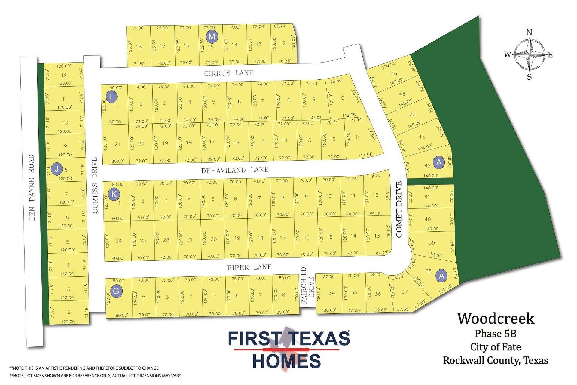 Woodcreek community map