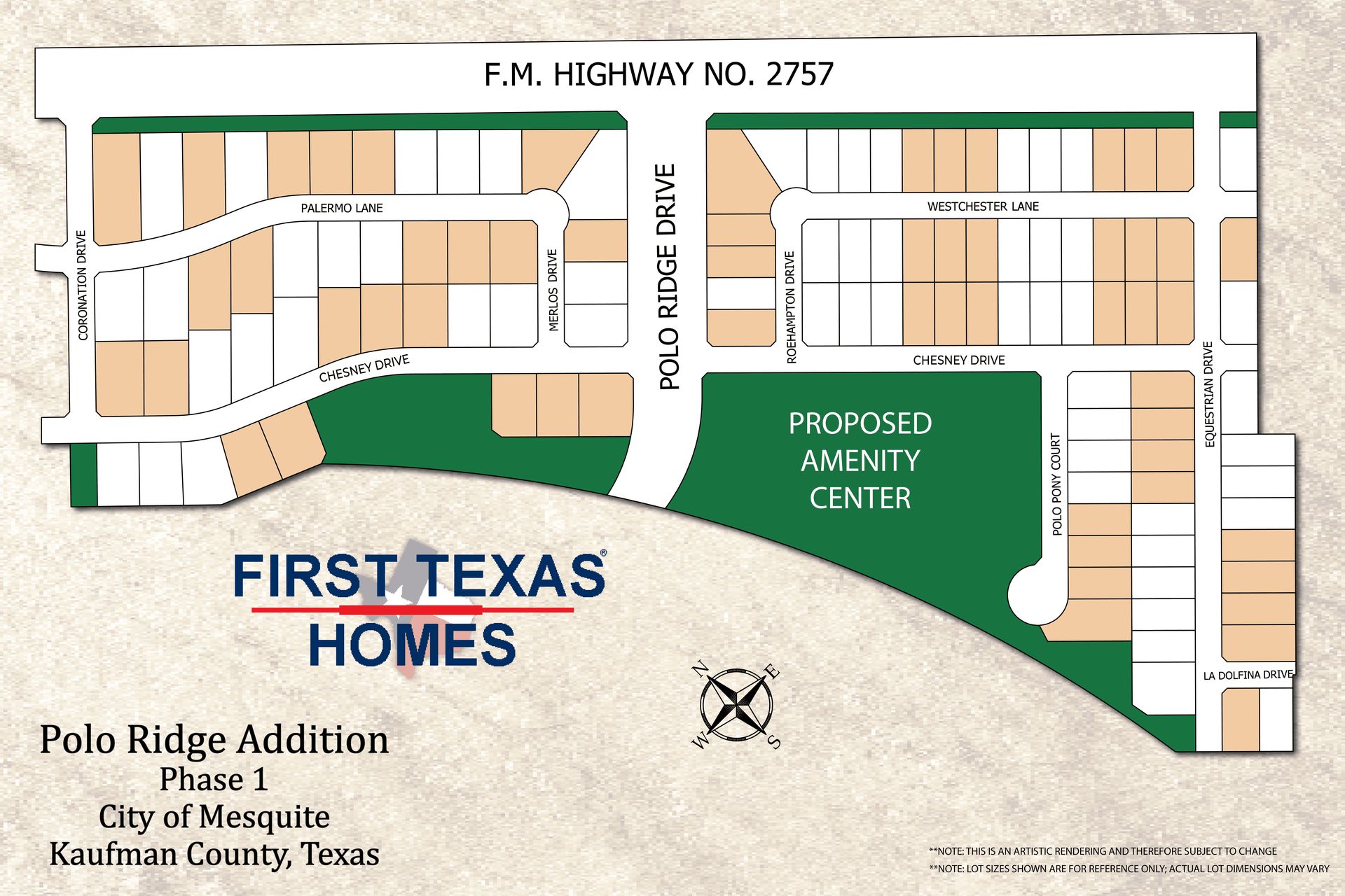 Polo Ridge community map