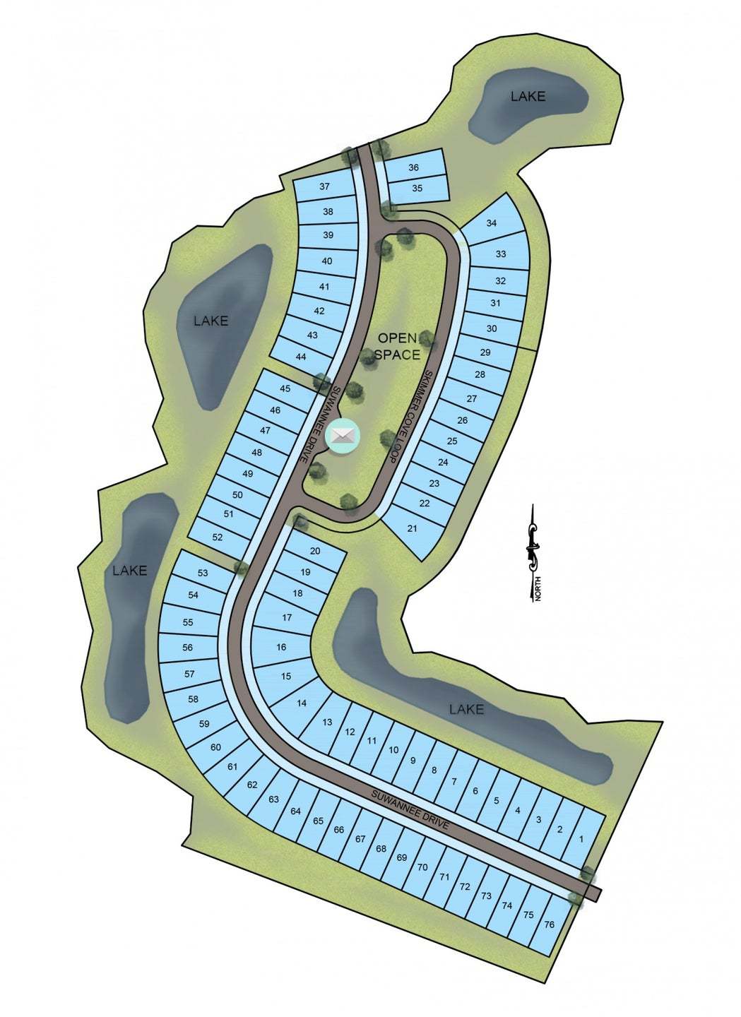 The Villas at Longleaf Park, a Watersound Origins® community community map