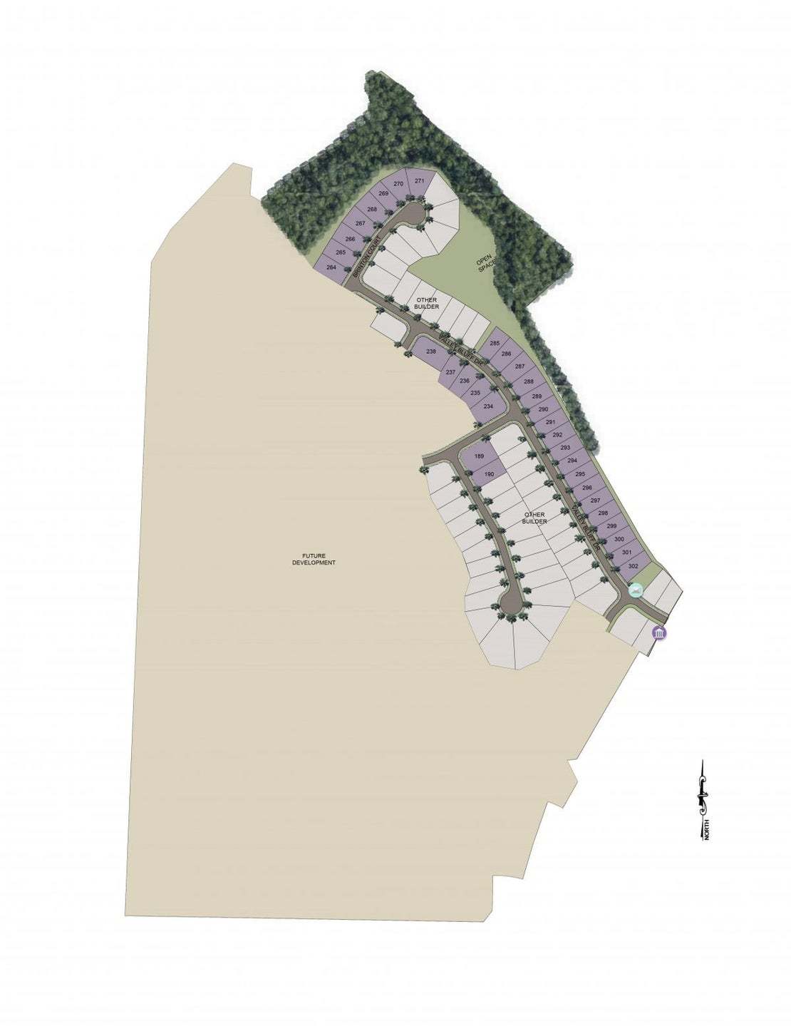 Estates at Huntleigh Ridge community map