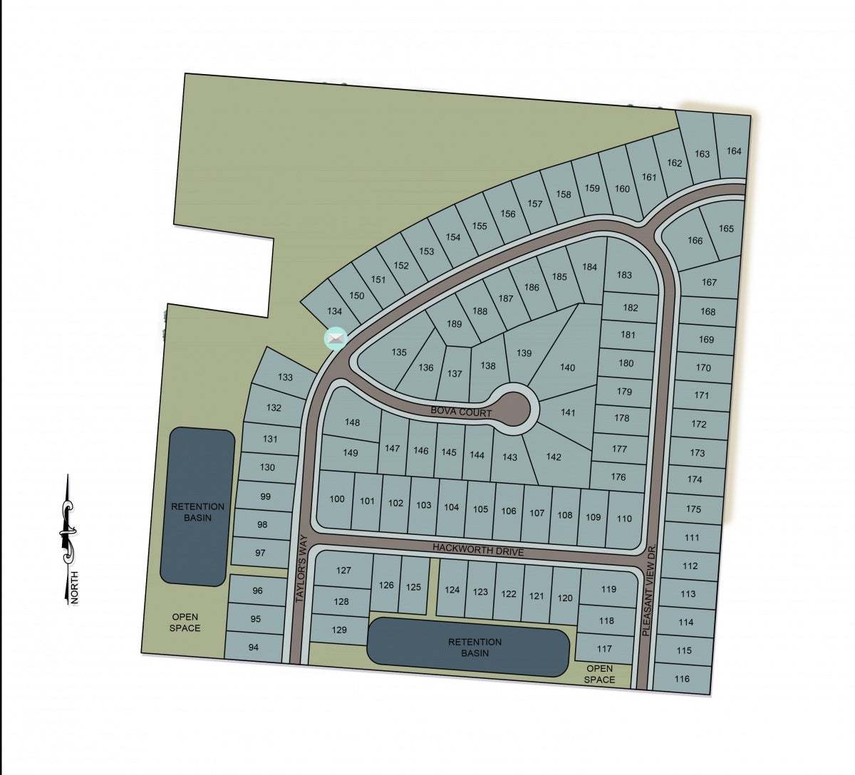 The Retreat at Graystone community map