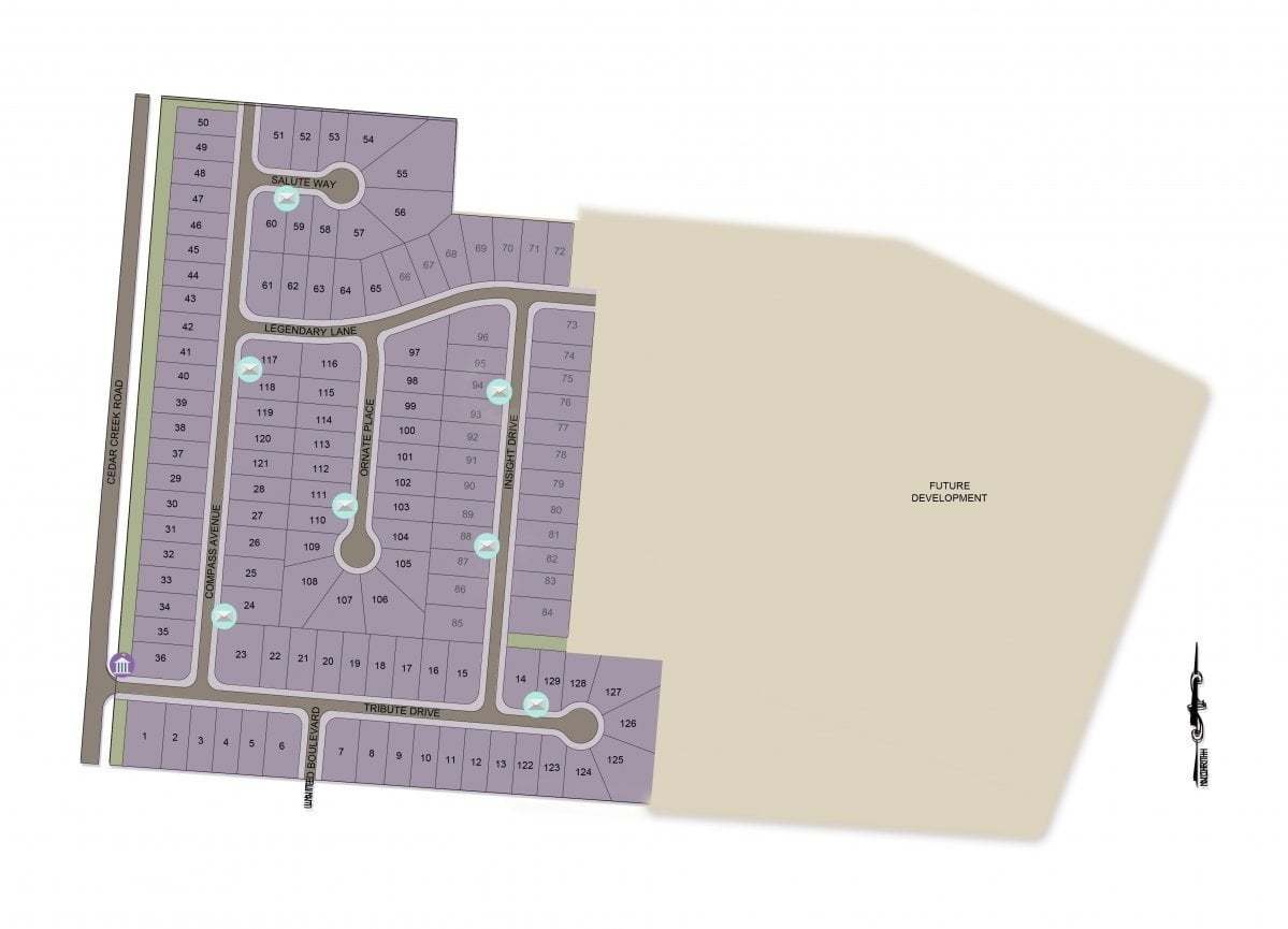 Villages at Heritage Creek community map