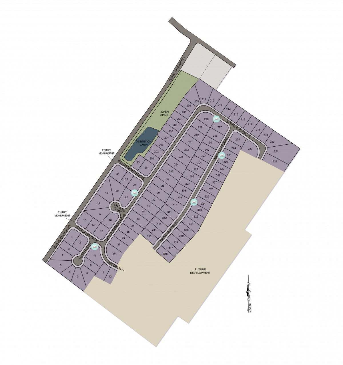 Bethel Springs community map