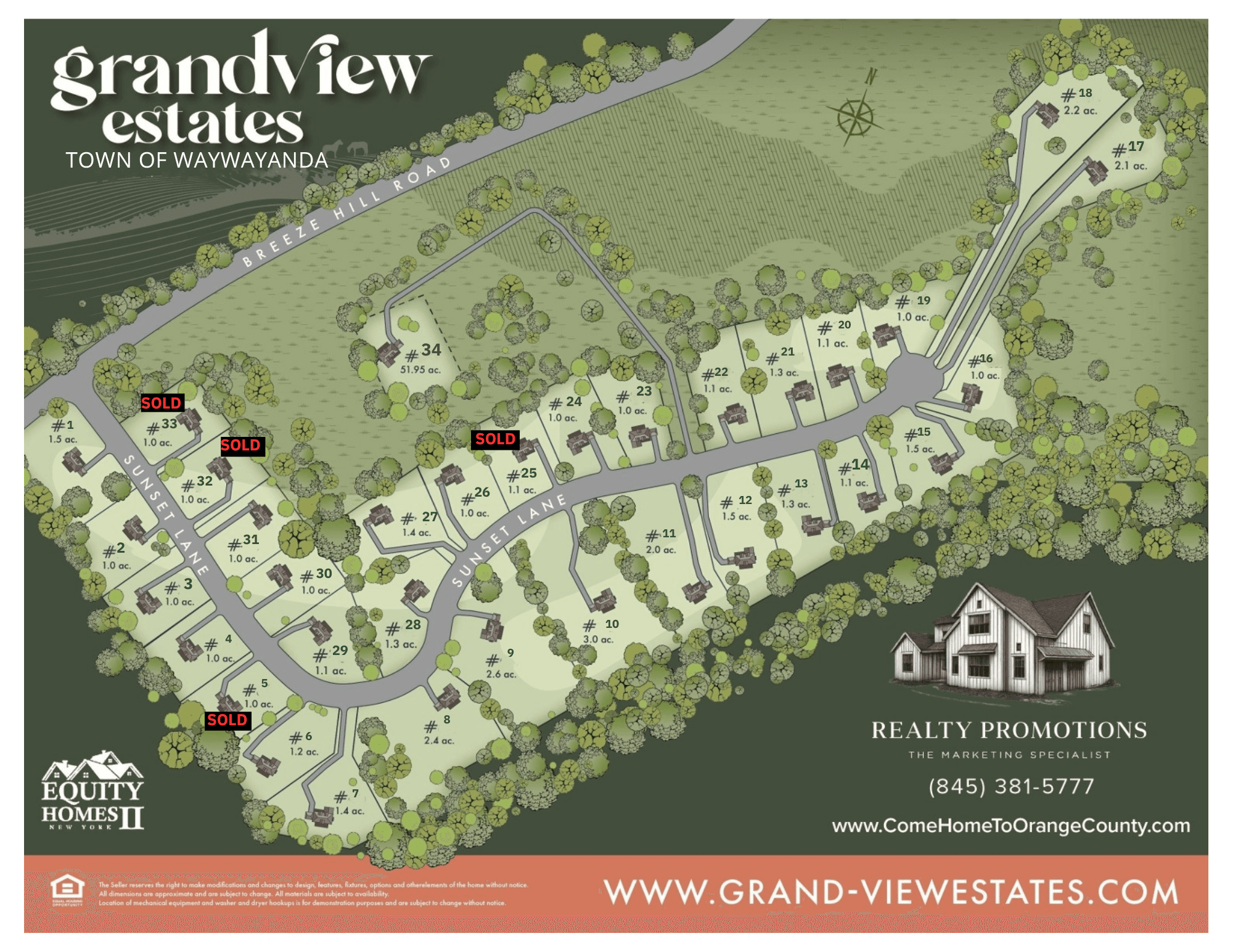 Grandview Estates community map