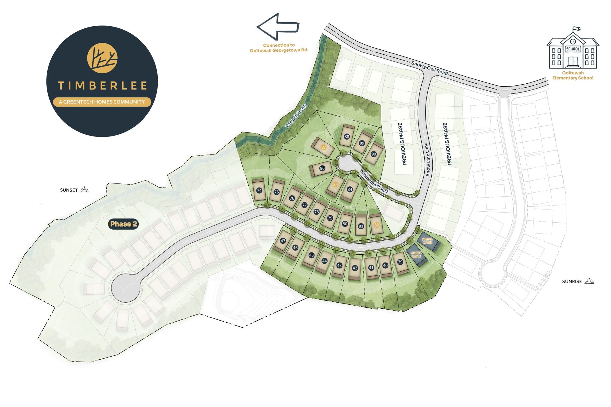 Timberlee community map