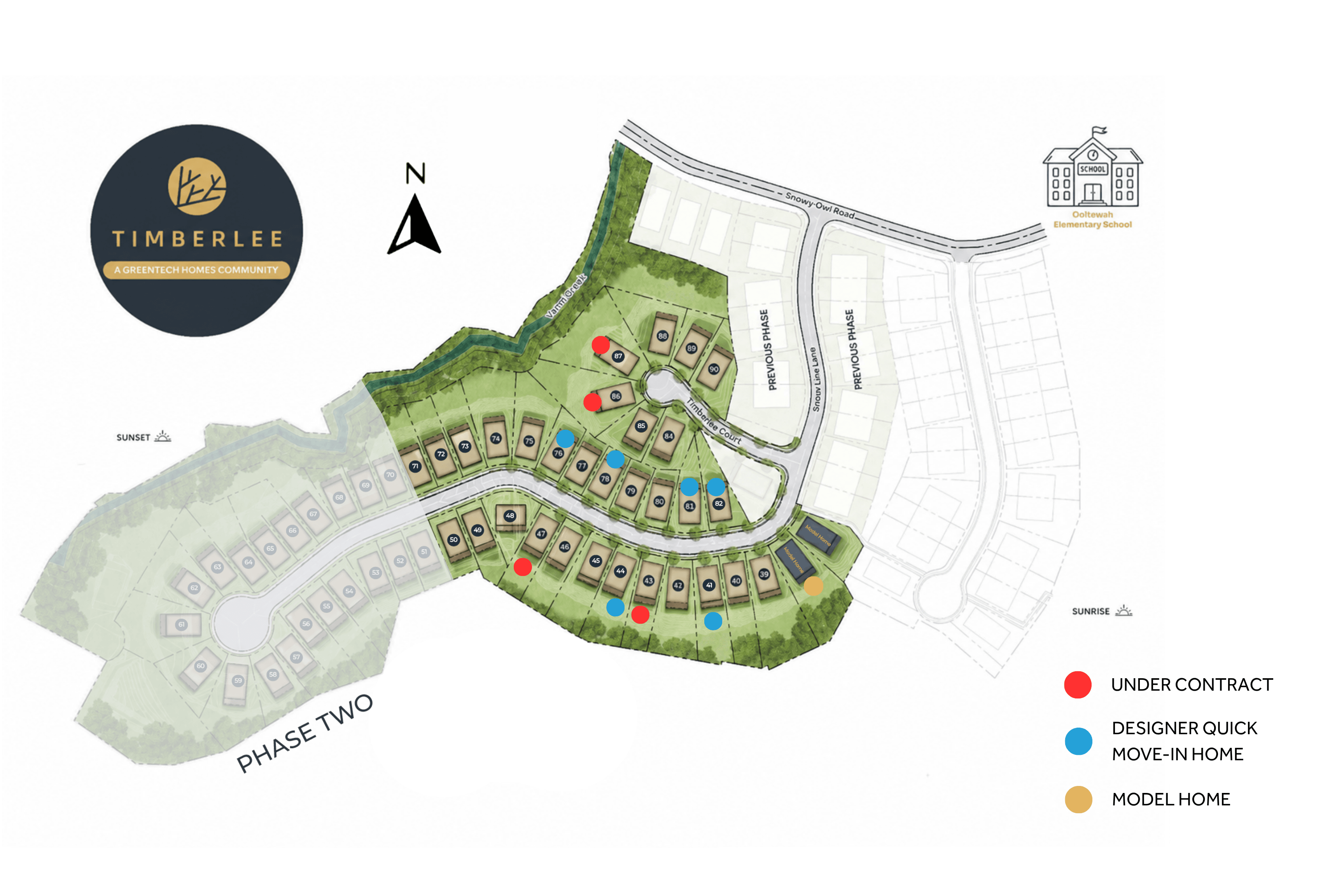Timberlee community map