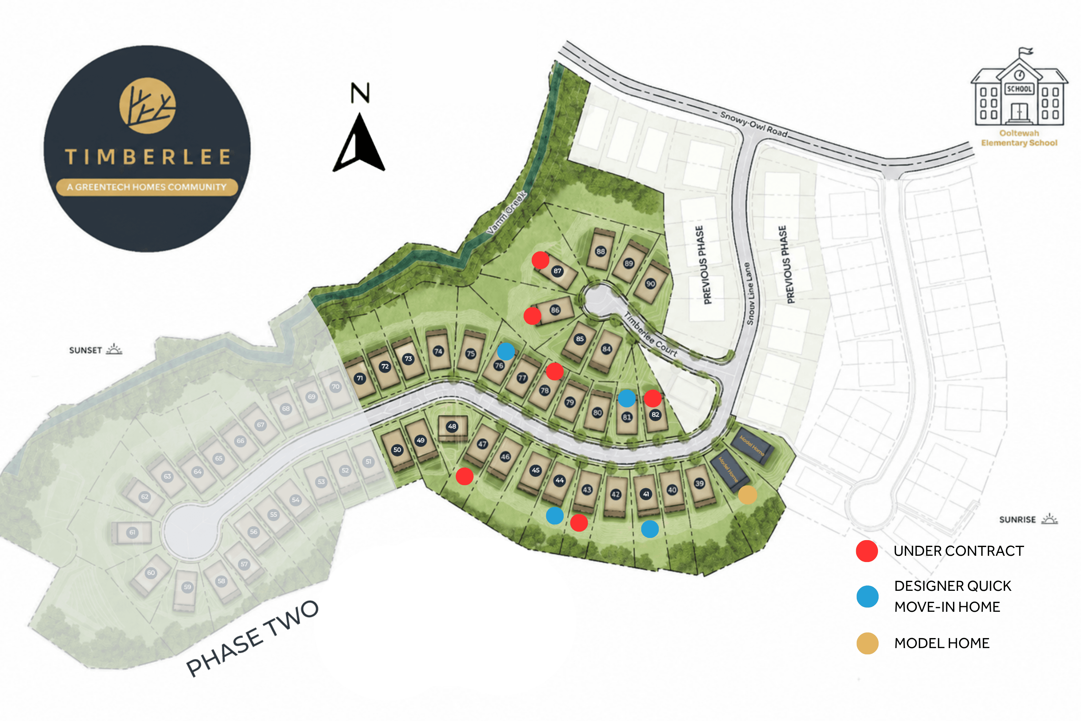 Timberlee community map