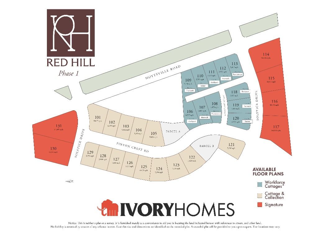 Red Hill community map