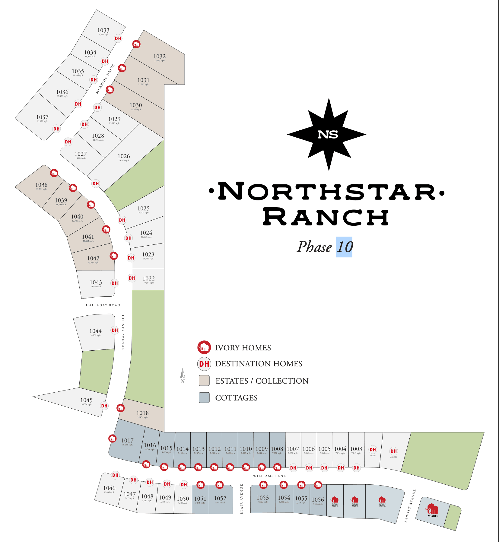 Northstar Ranch community map