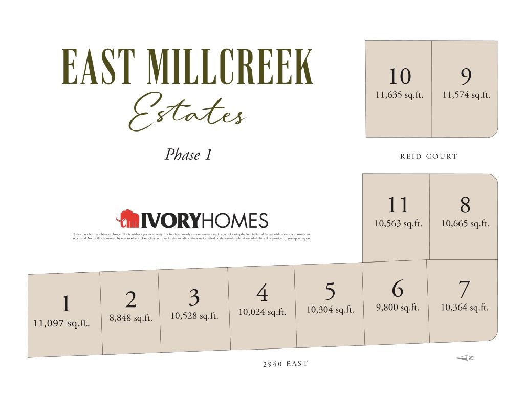 East Millcreek Estates community map