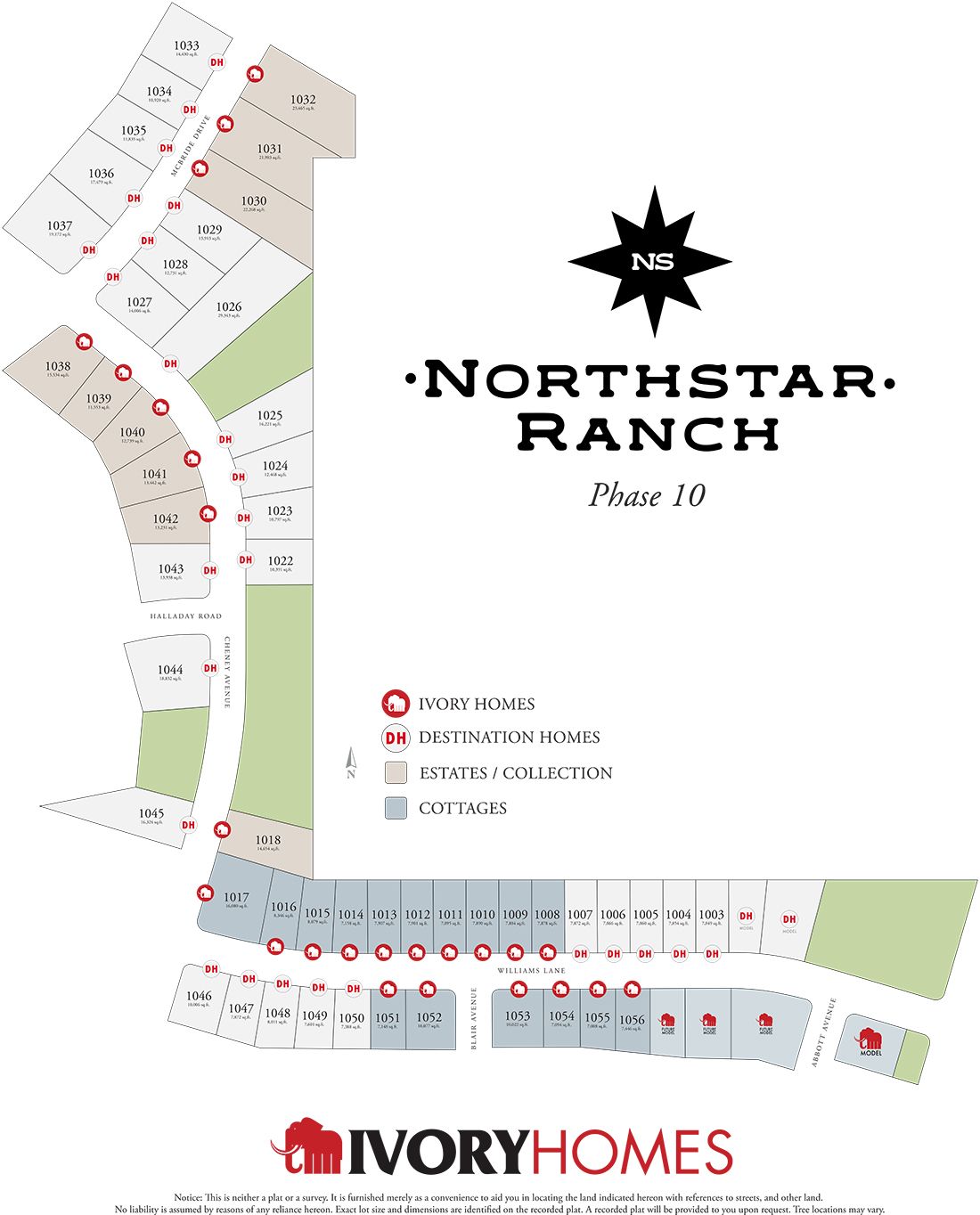 Northstar Ranch community map