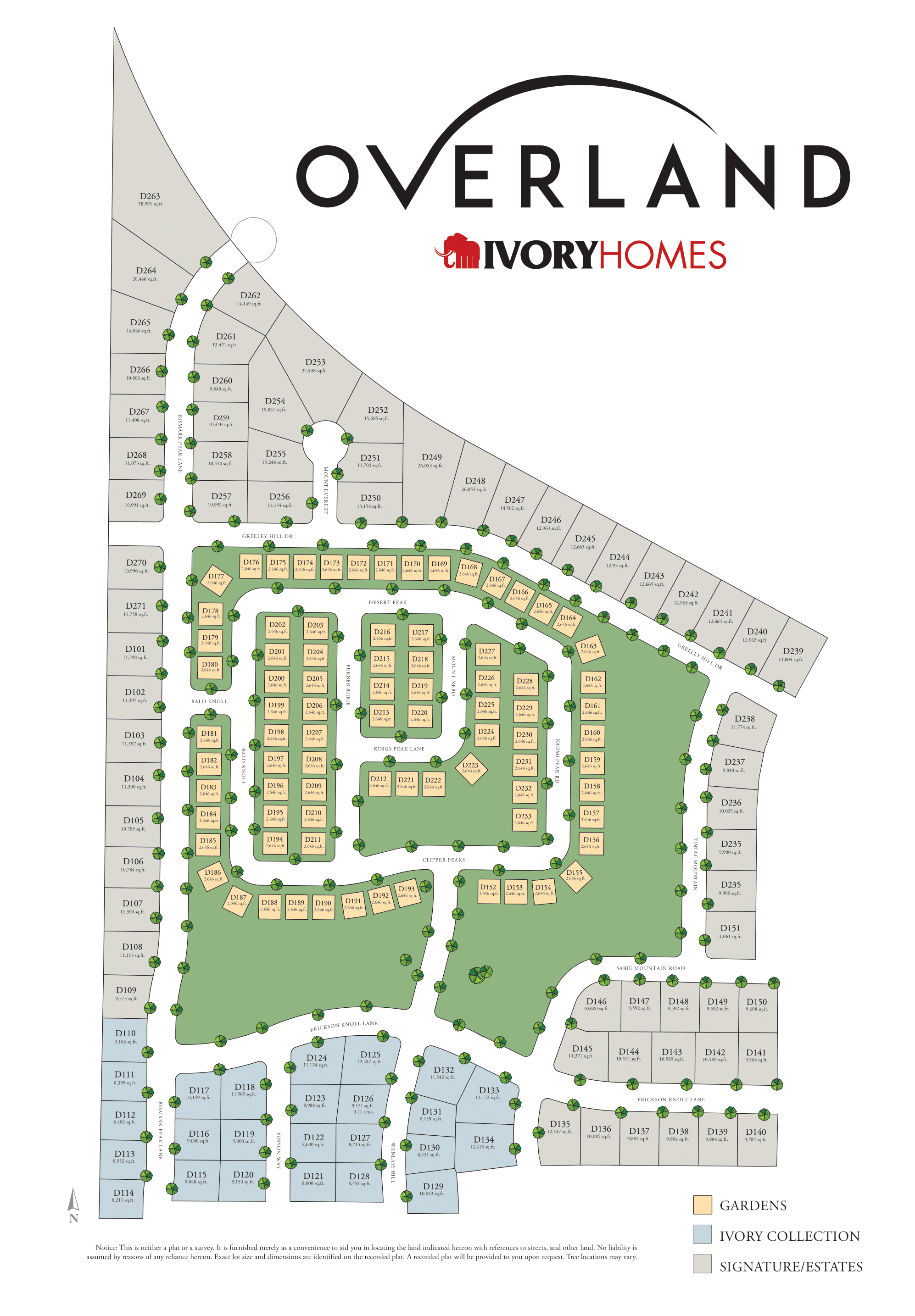 Overland community map