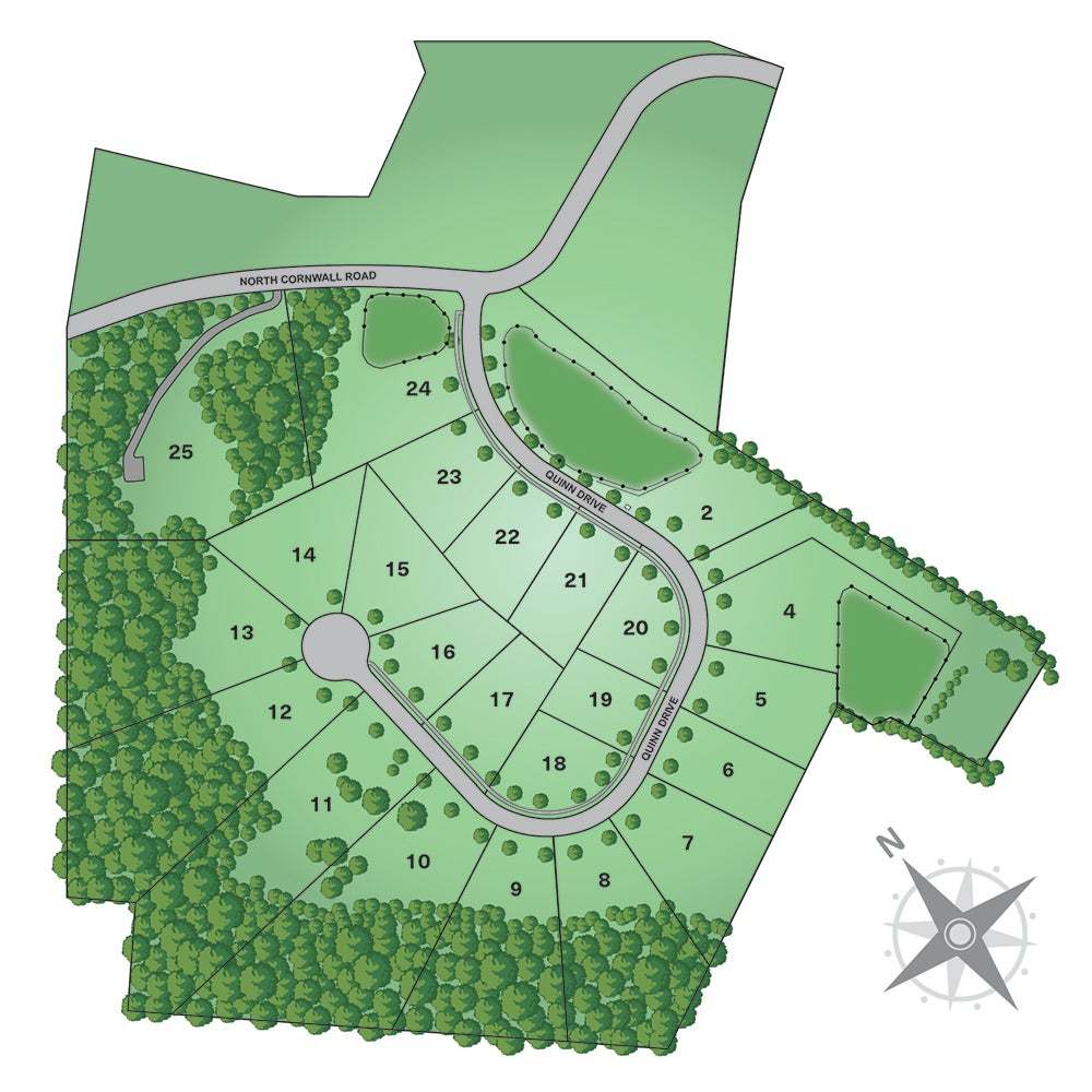 Quinn Estates community map
