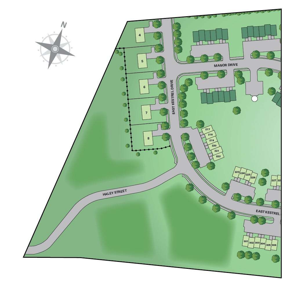 East Ridge Single Family community map