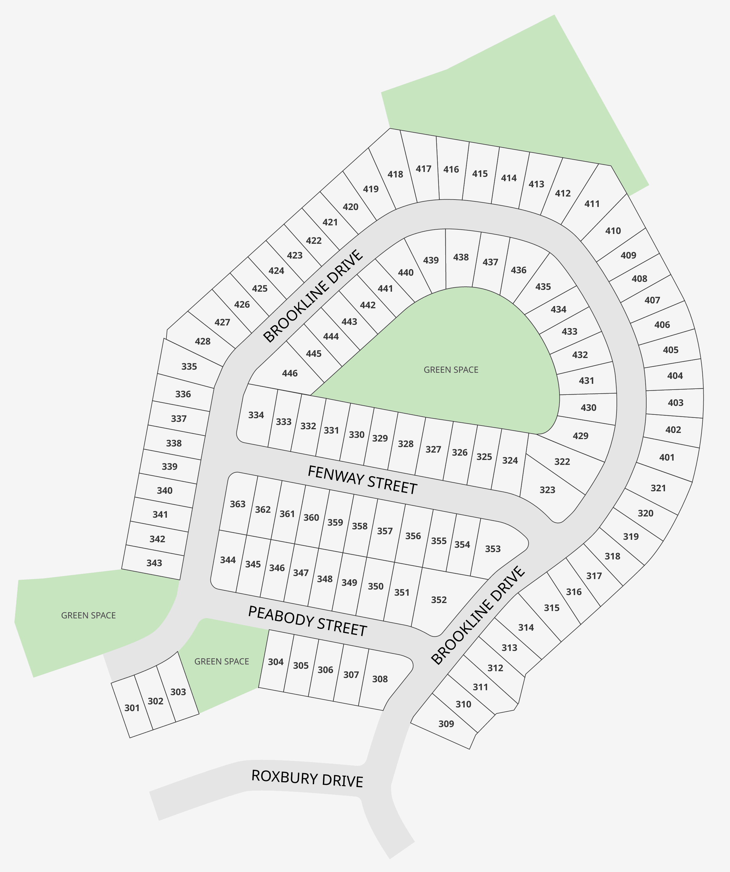 Brookline community map
