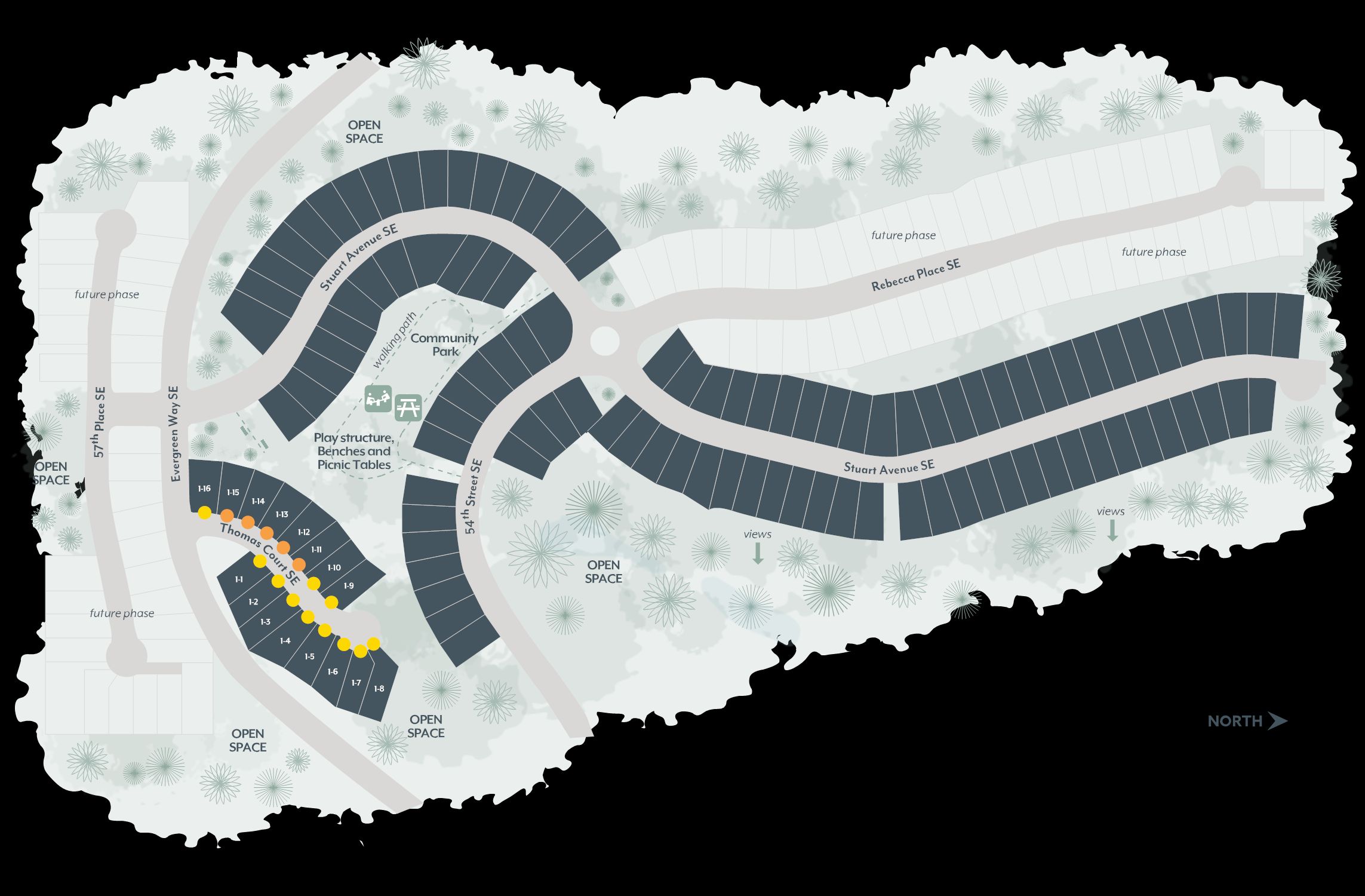 Diamond Vista community map