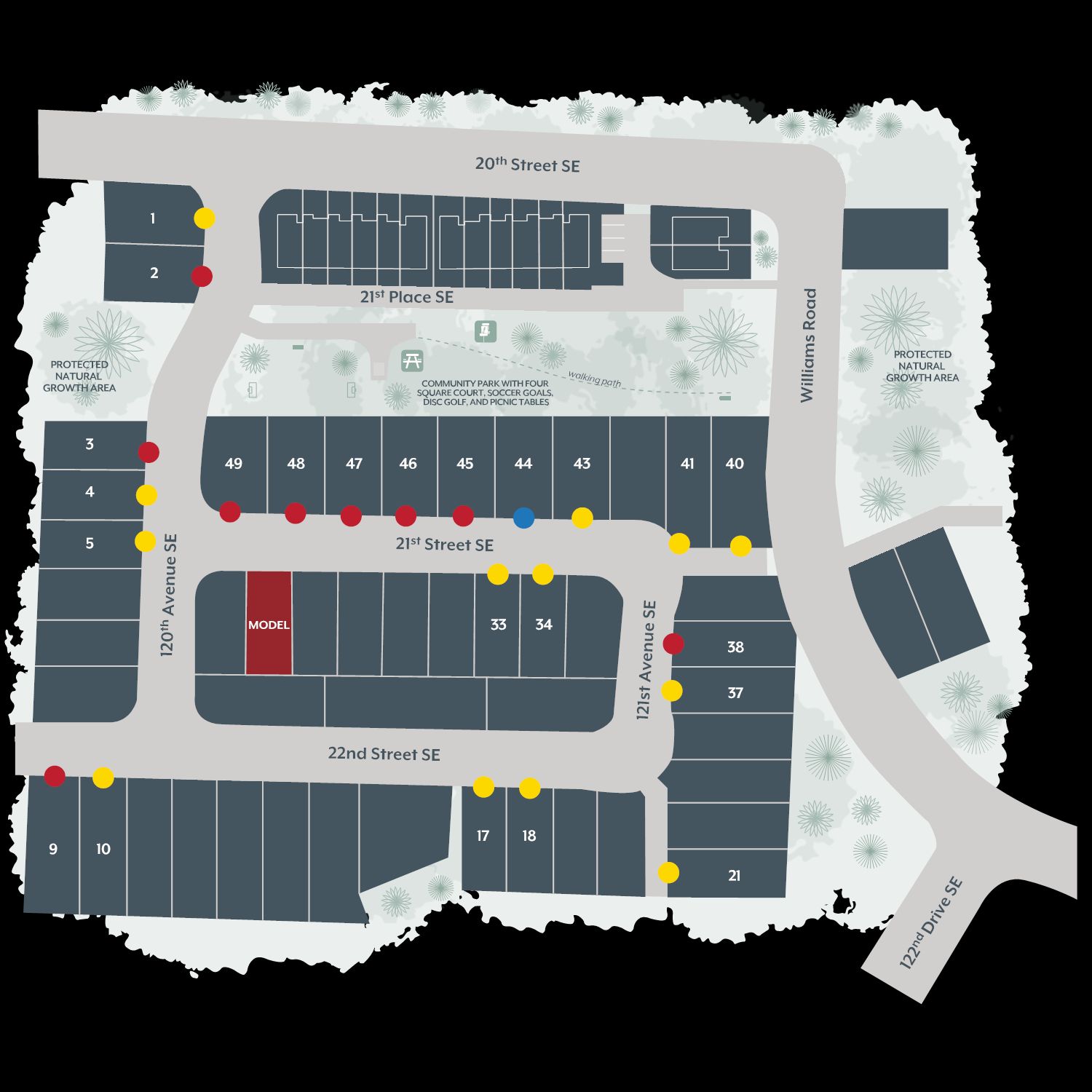 Overlook Ridge community map