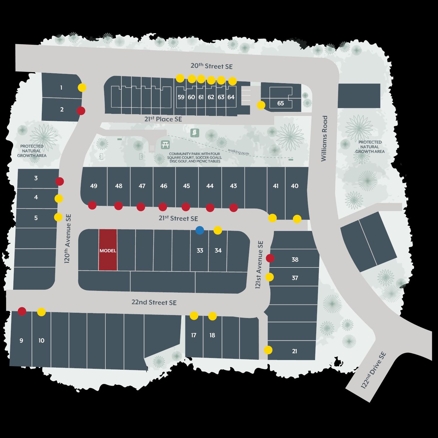 Overlook Ridge community map