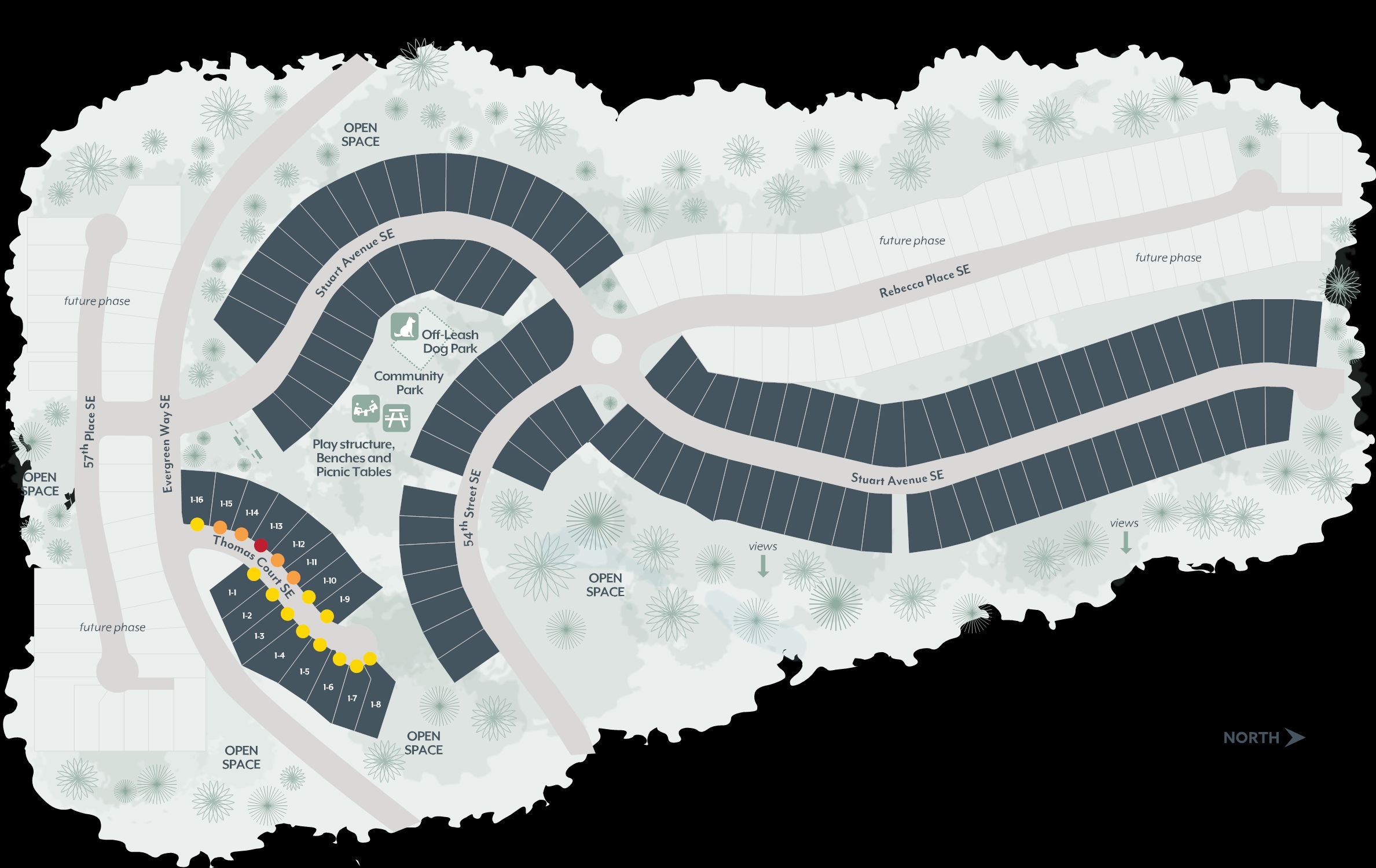 Diamond Vista community map