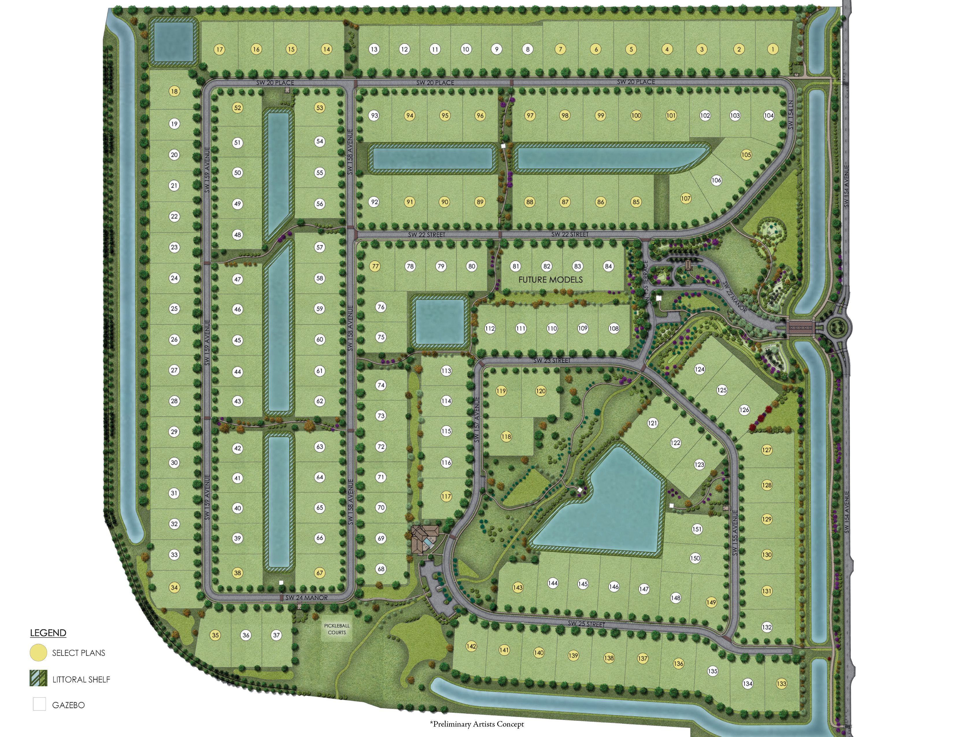 Estates by Turnberry community map