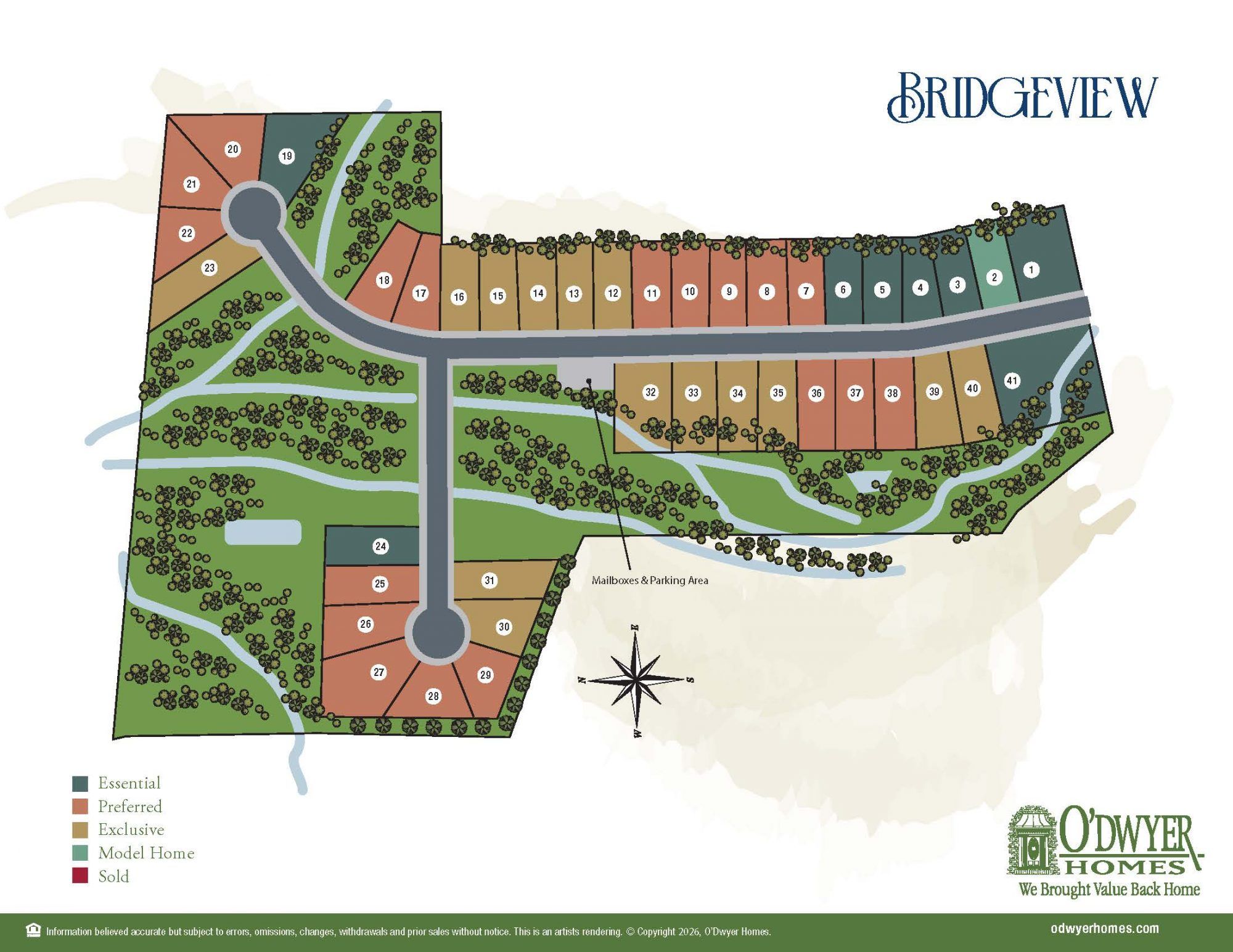 Bridgeview community map