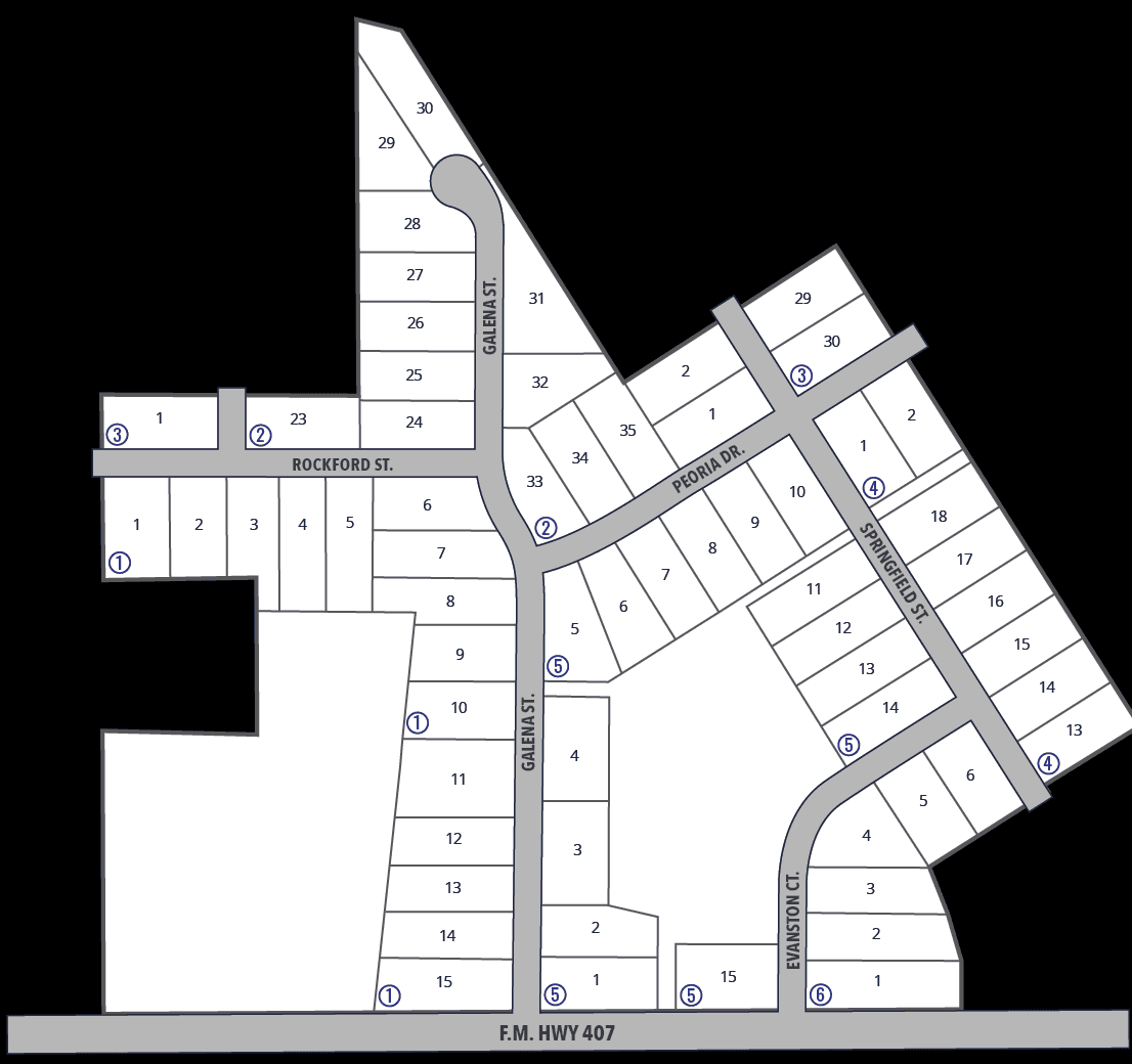 Settlers Glen community map