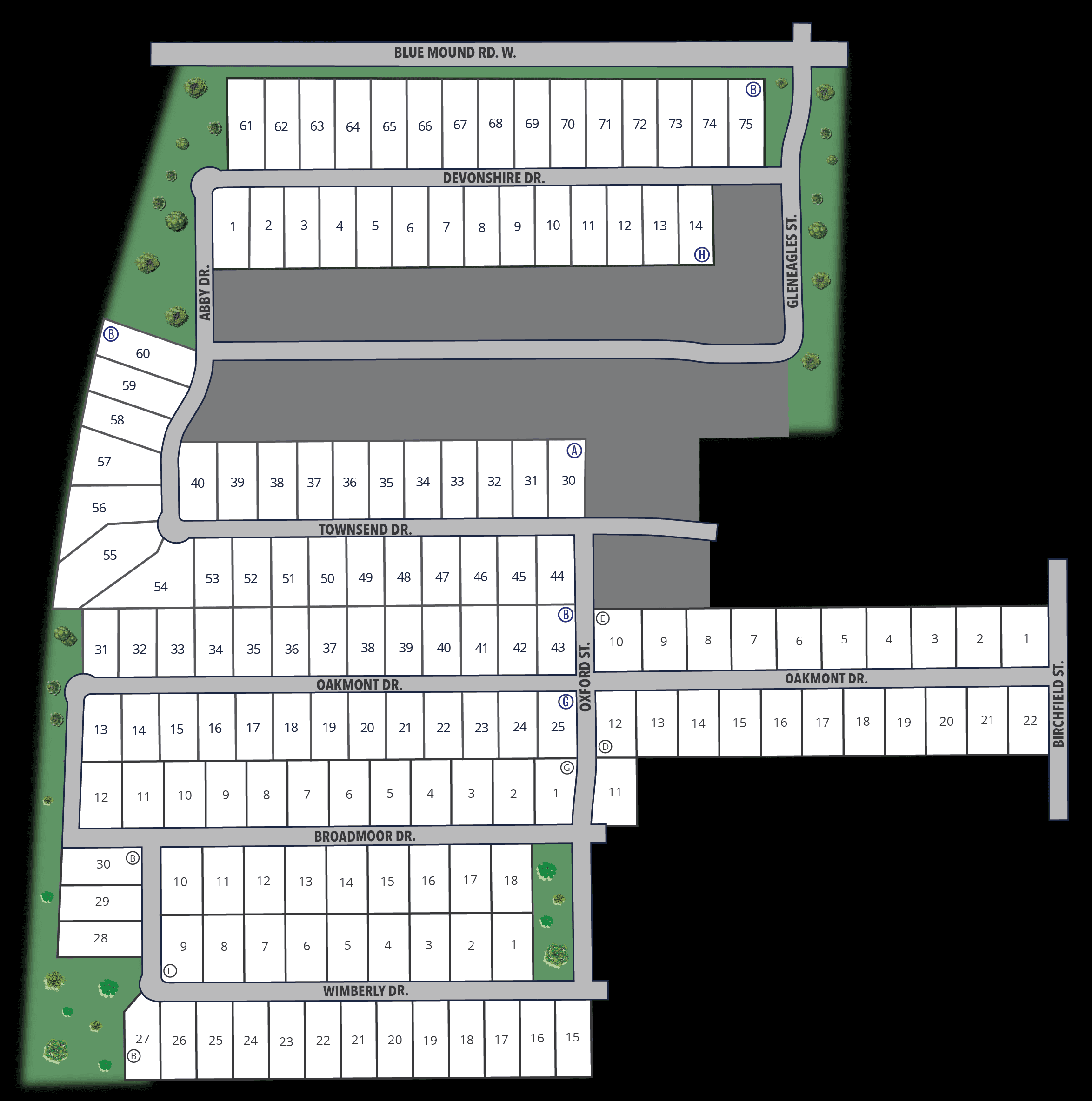 NorthGlen community map