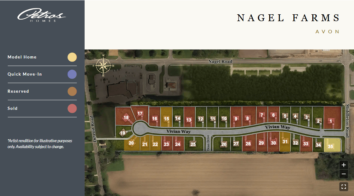 Nagel Farms community map