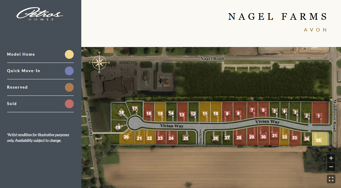 Nagel Farms community map