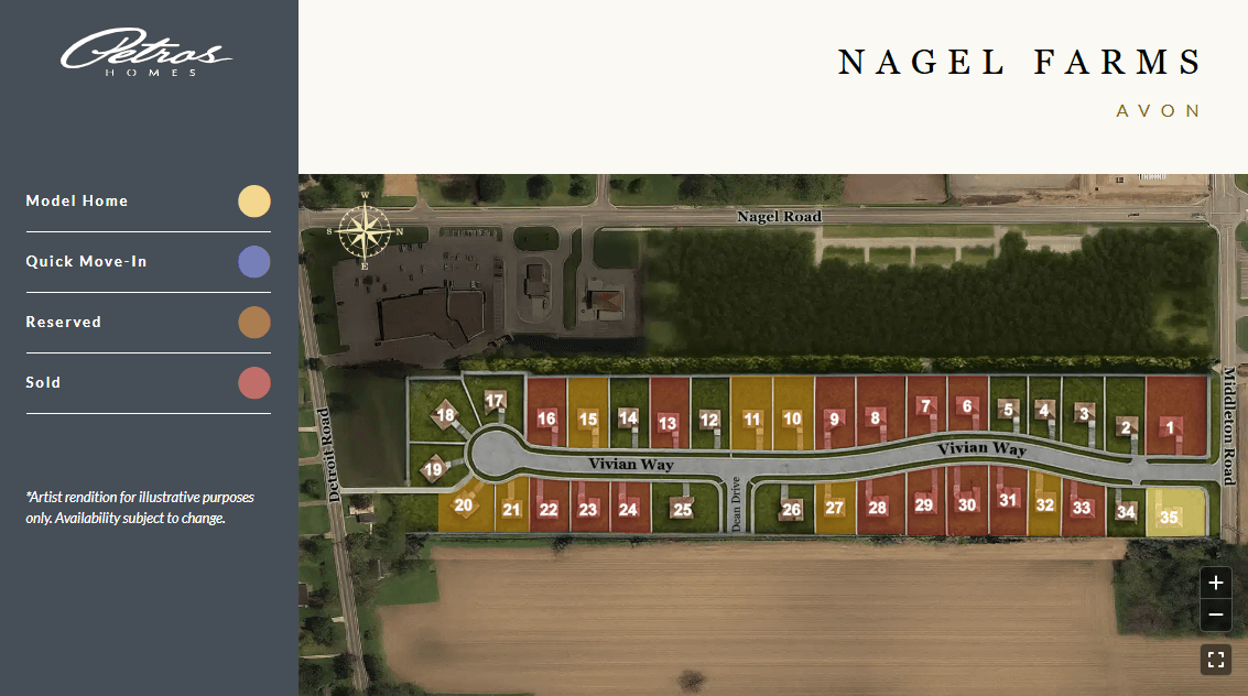 Nagel Farms community map