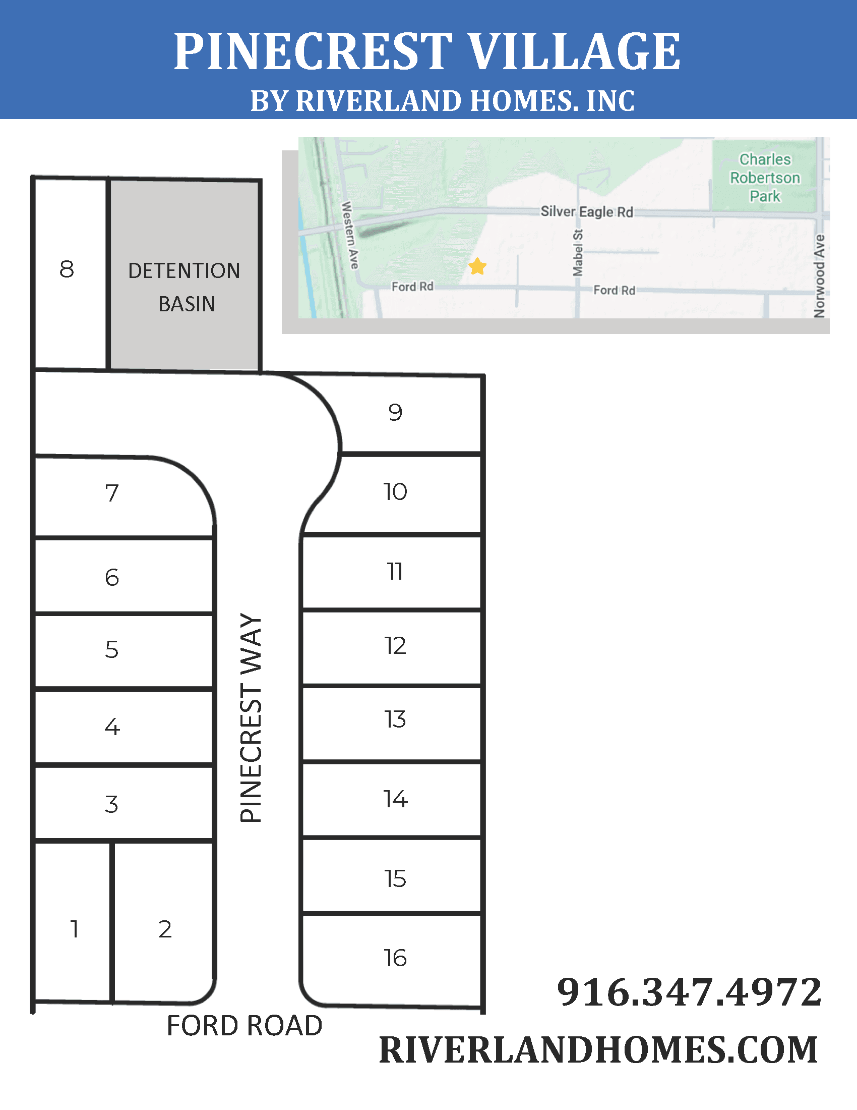 Pinecrest Village community map