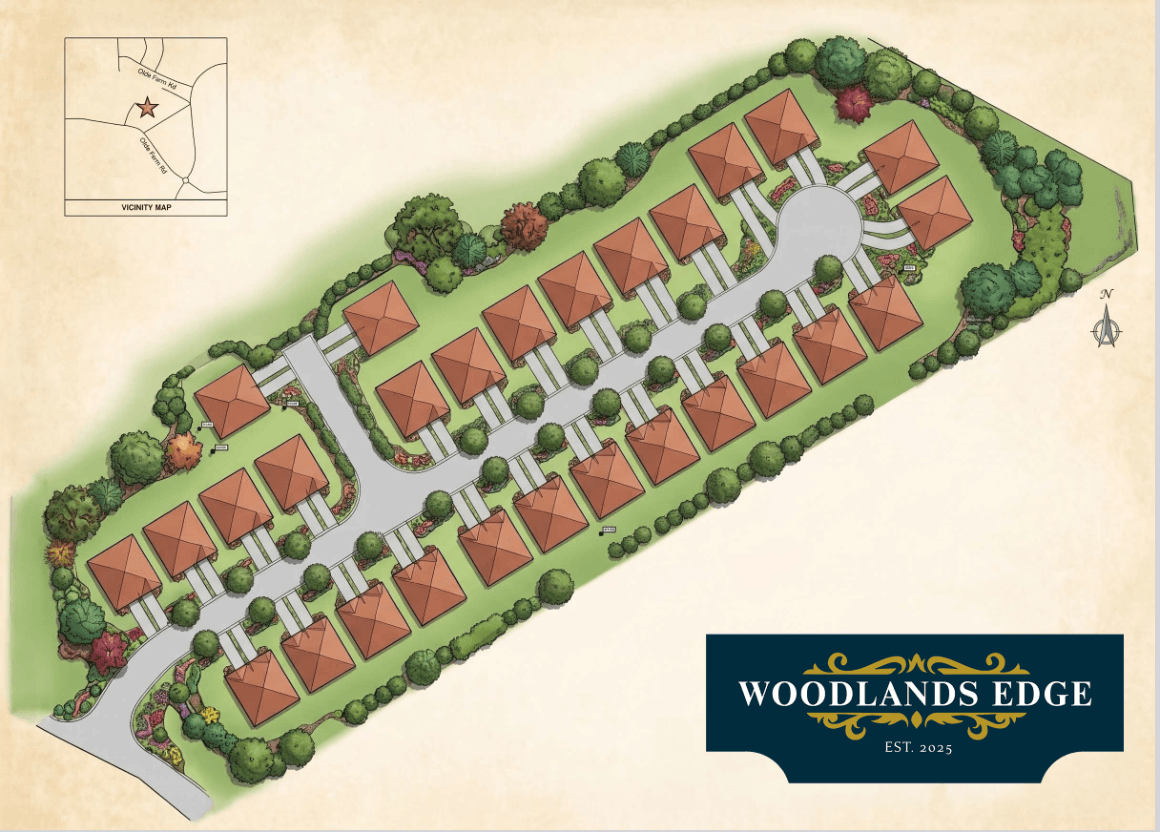 Woodlands Edge community map