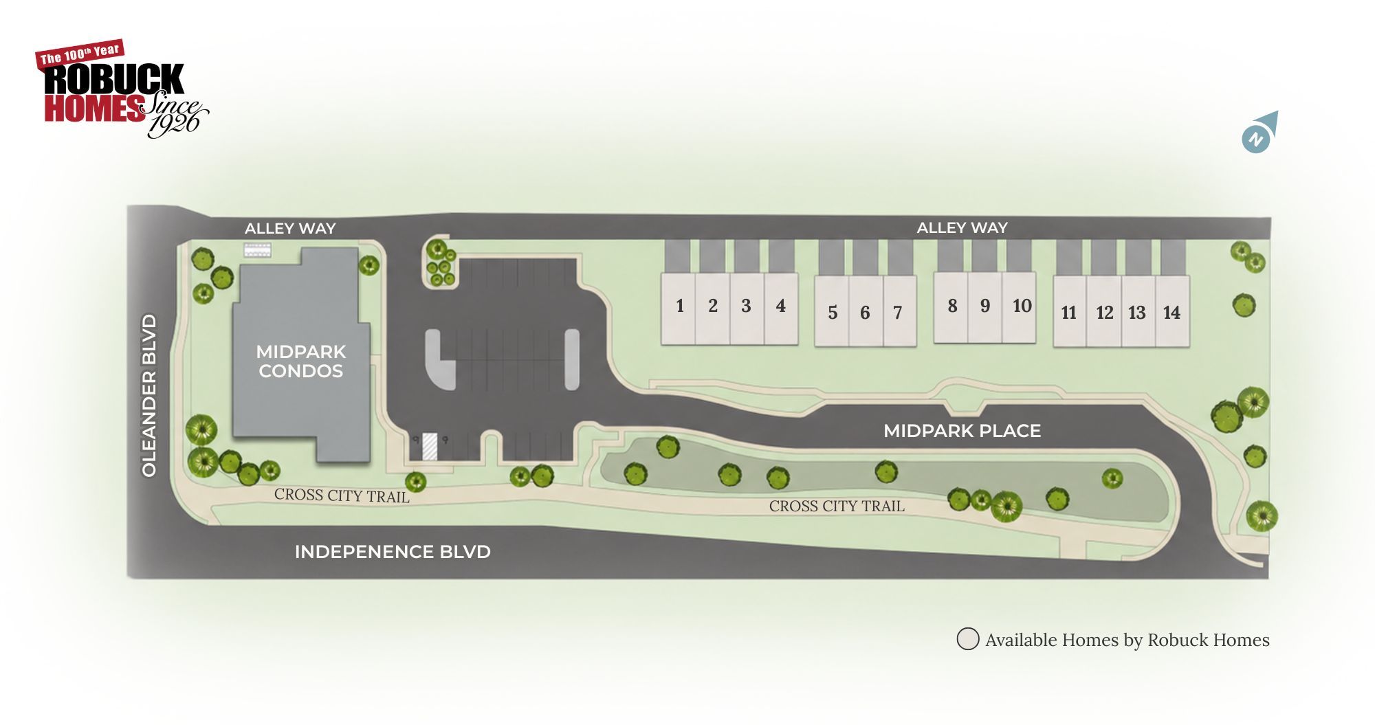 Midtown and Main community map