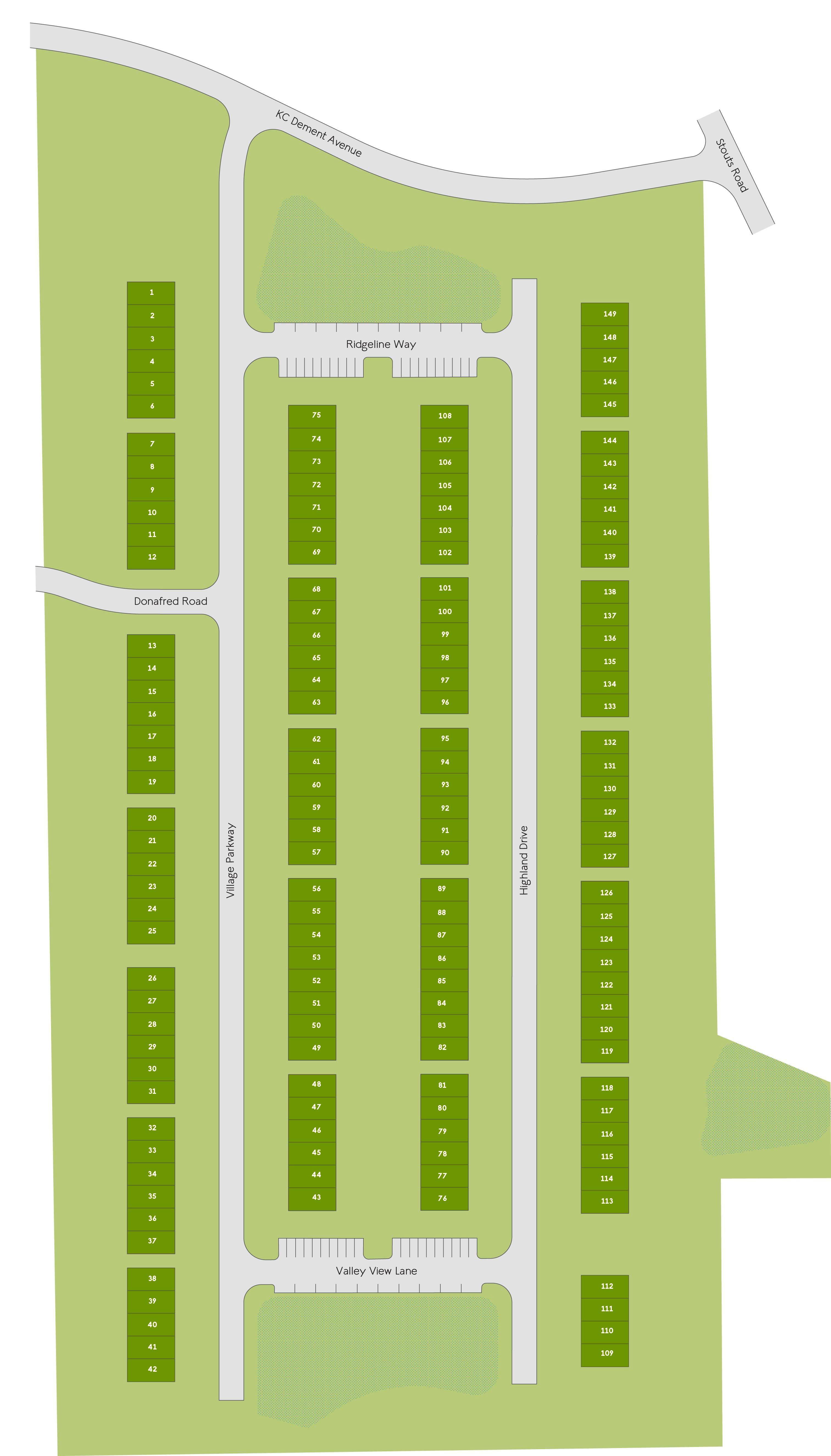 The Village at Fulton Springs community map
