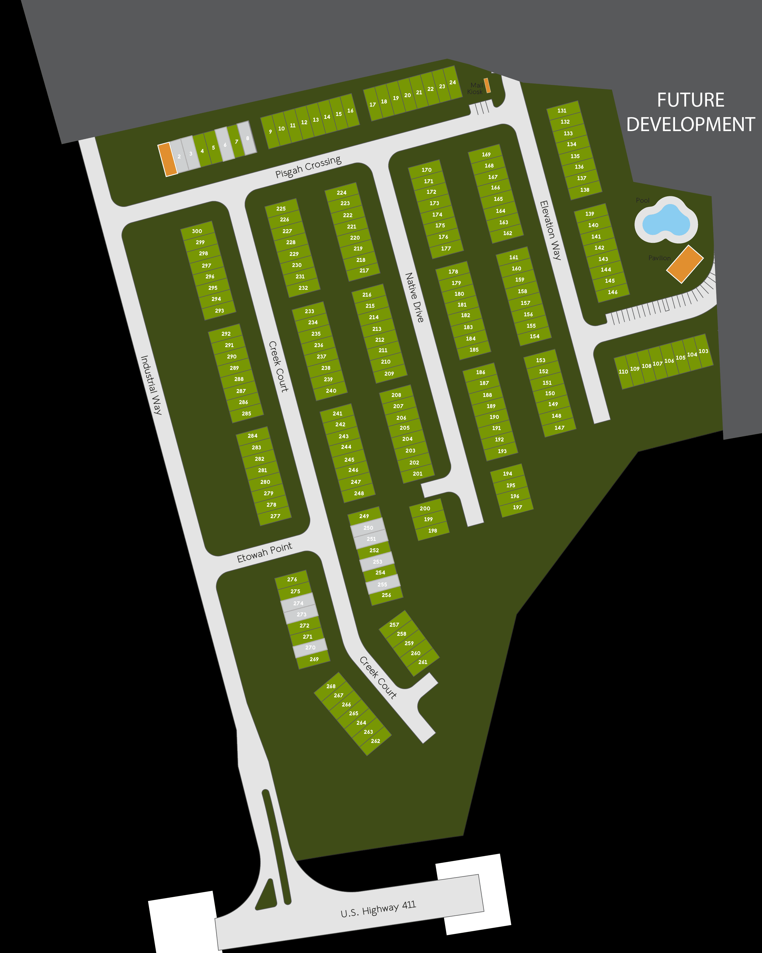 Fairington community map