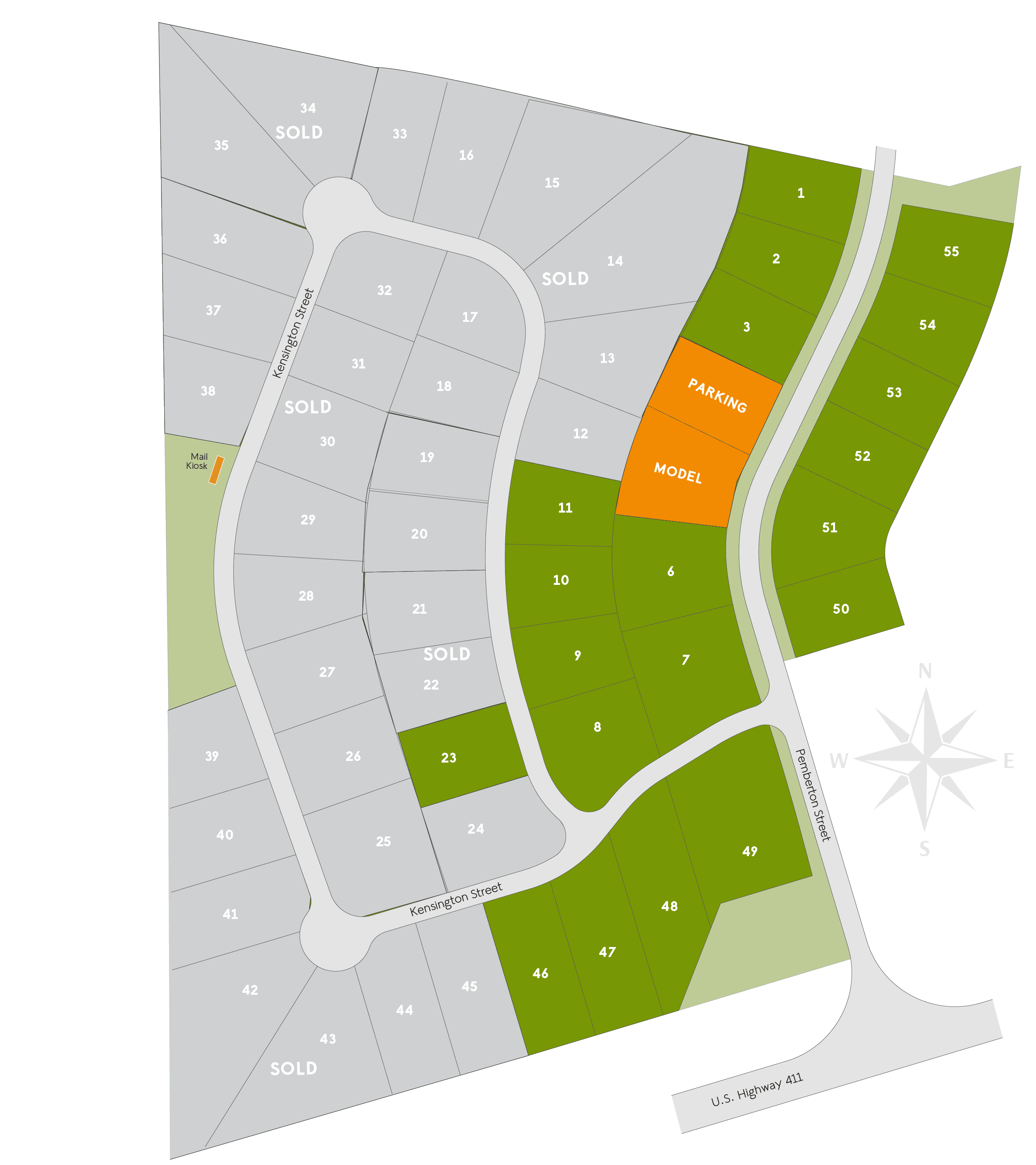 Kingston Park community map