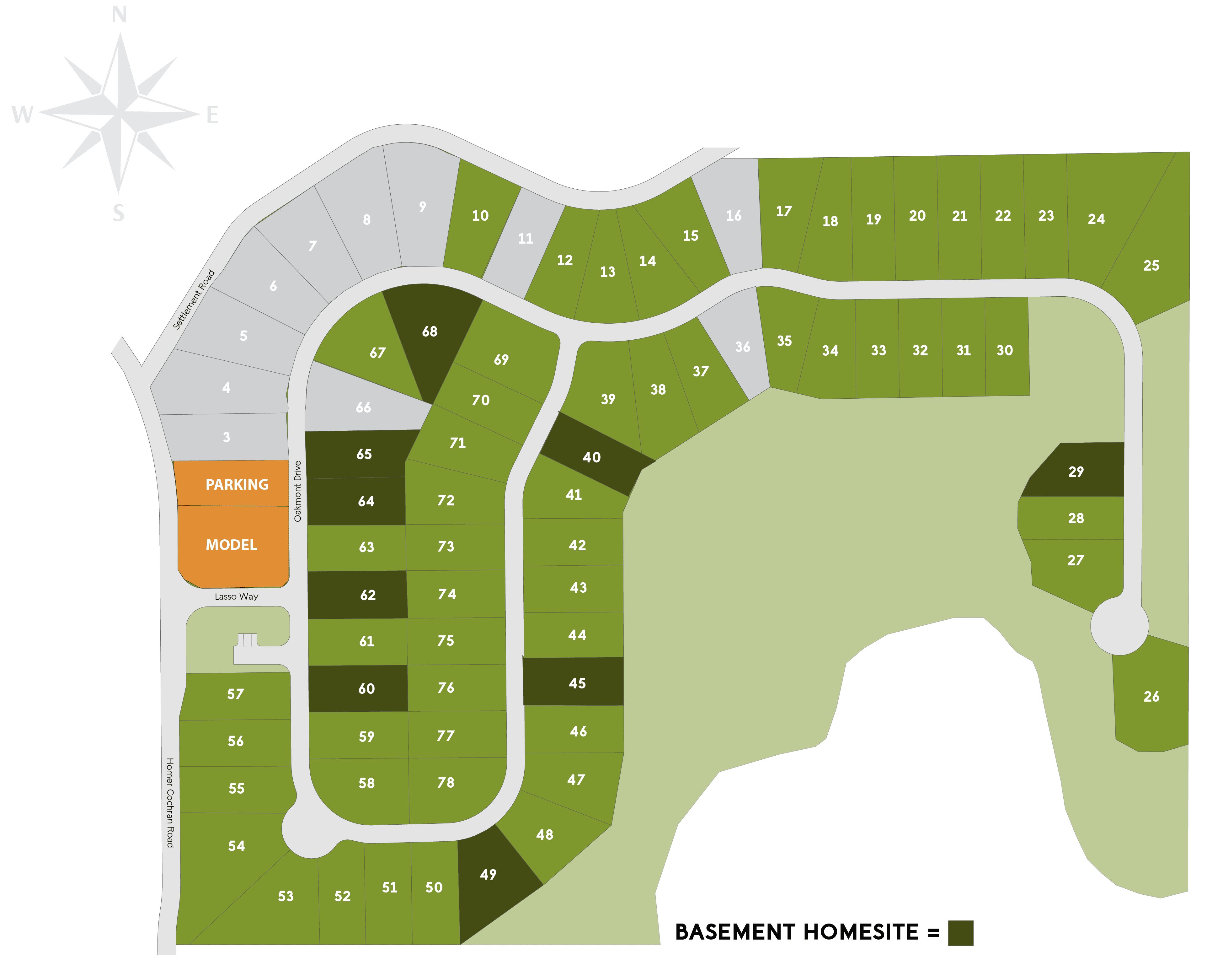 Oakmont community map