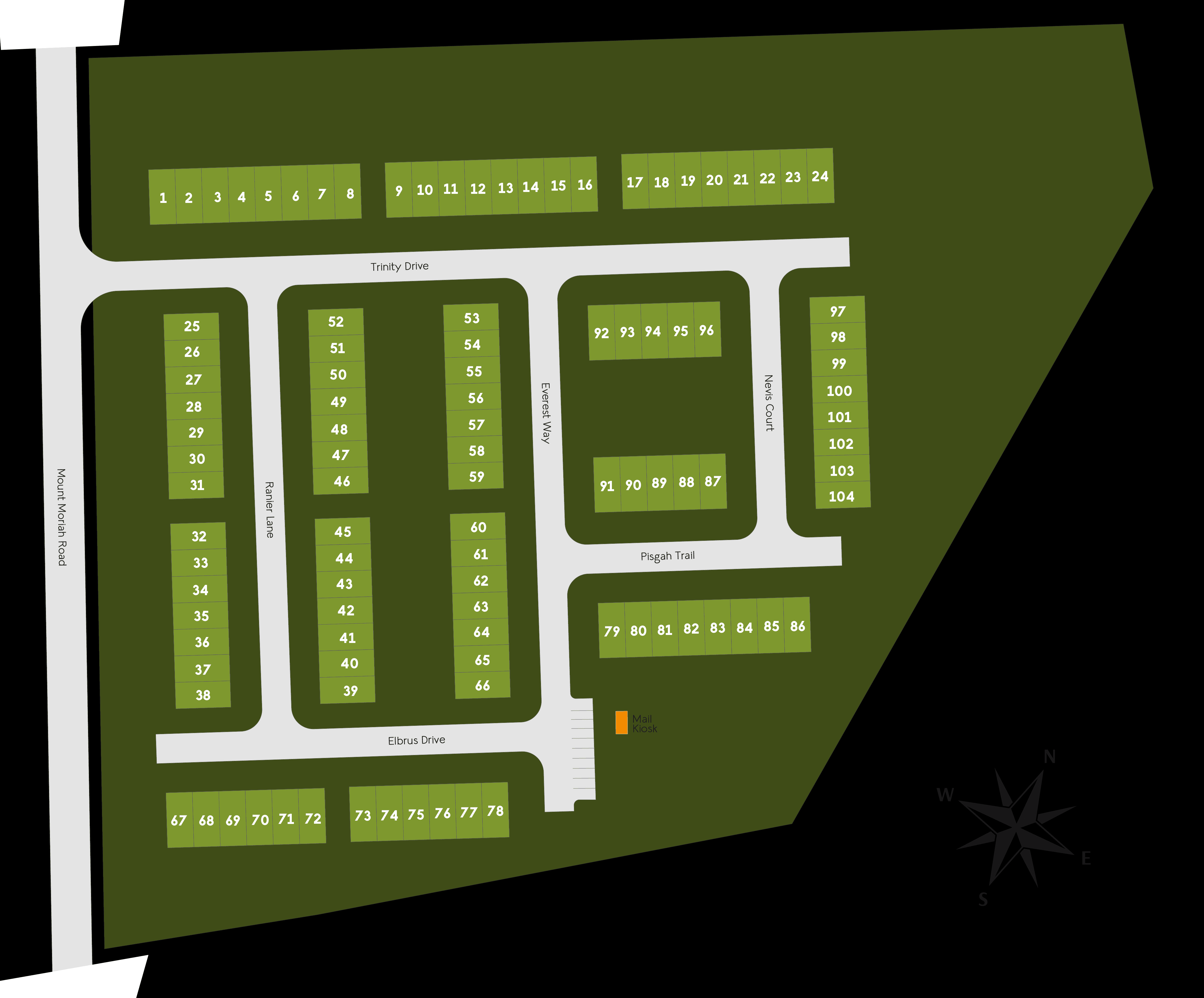 Trinity Station community map