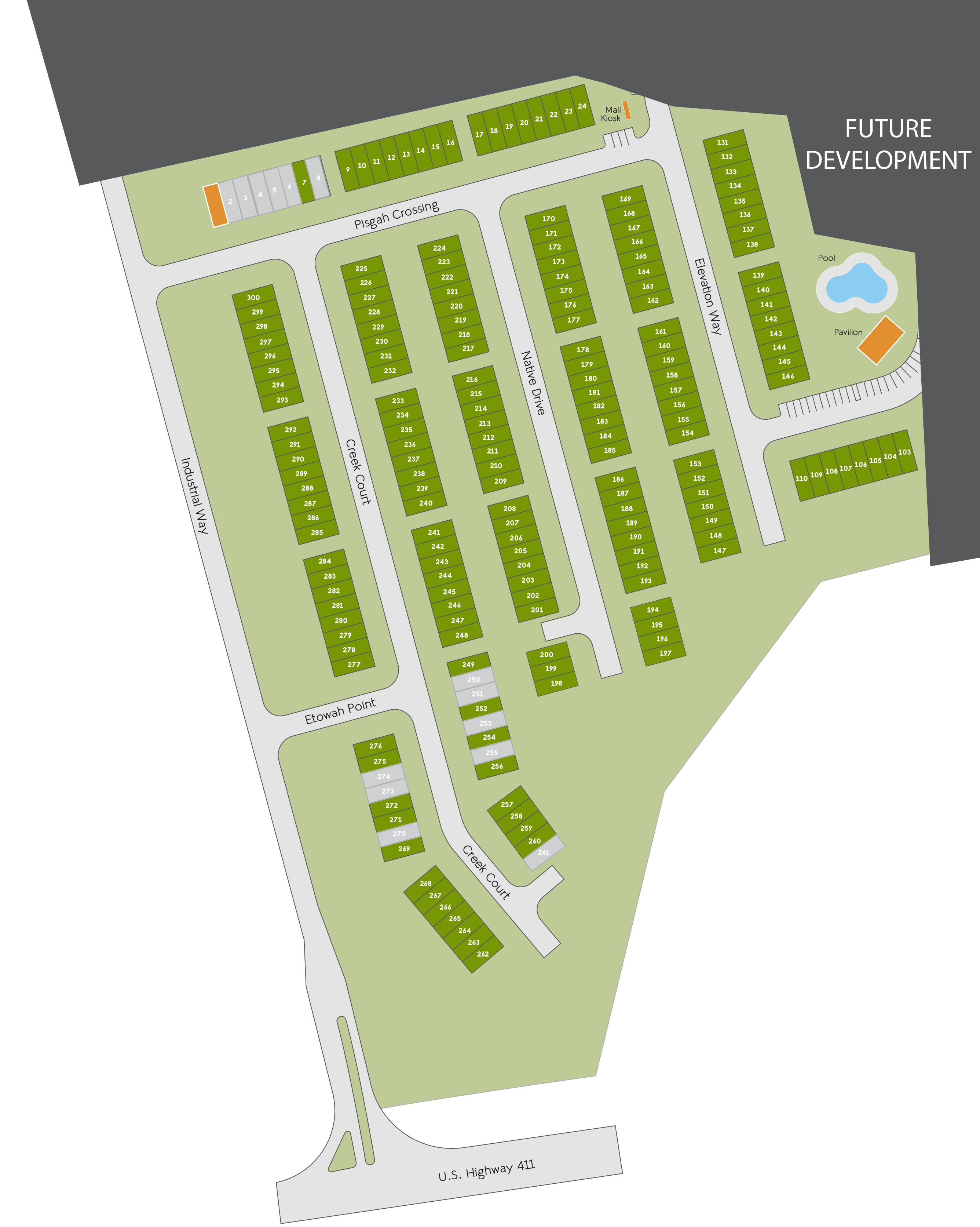 Fairington community map