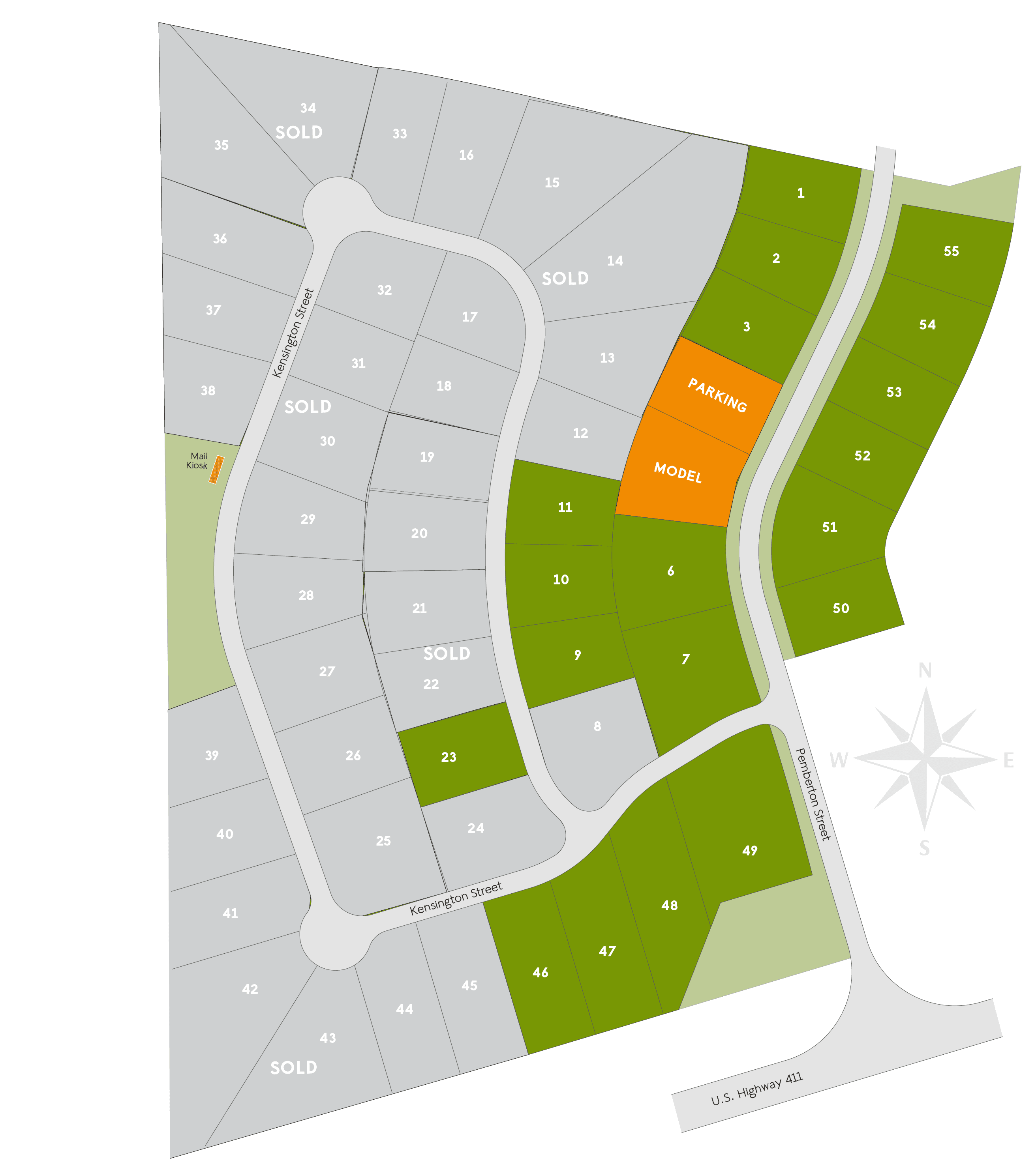 Kingston Park community map