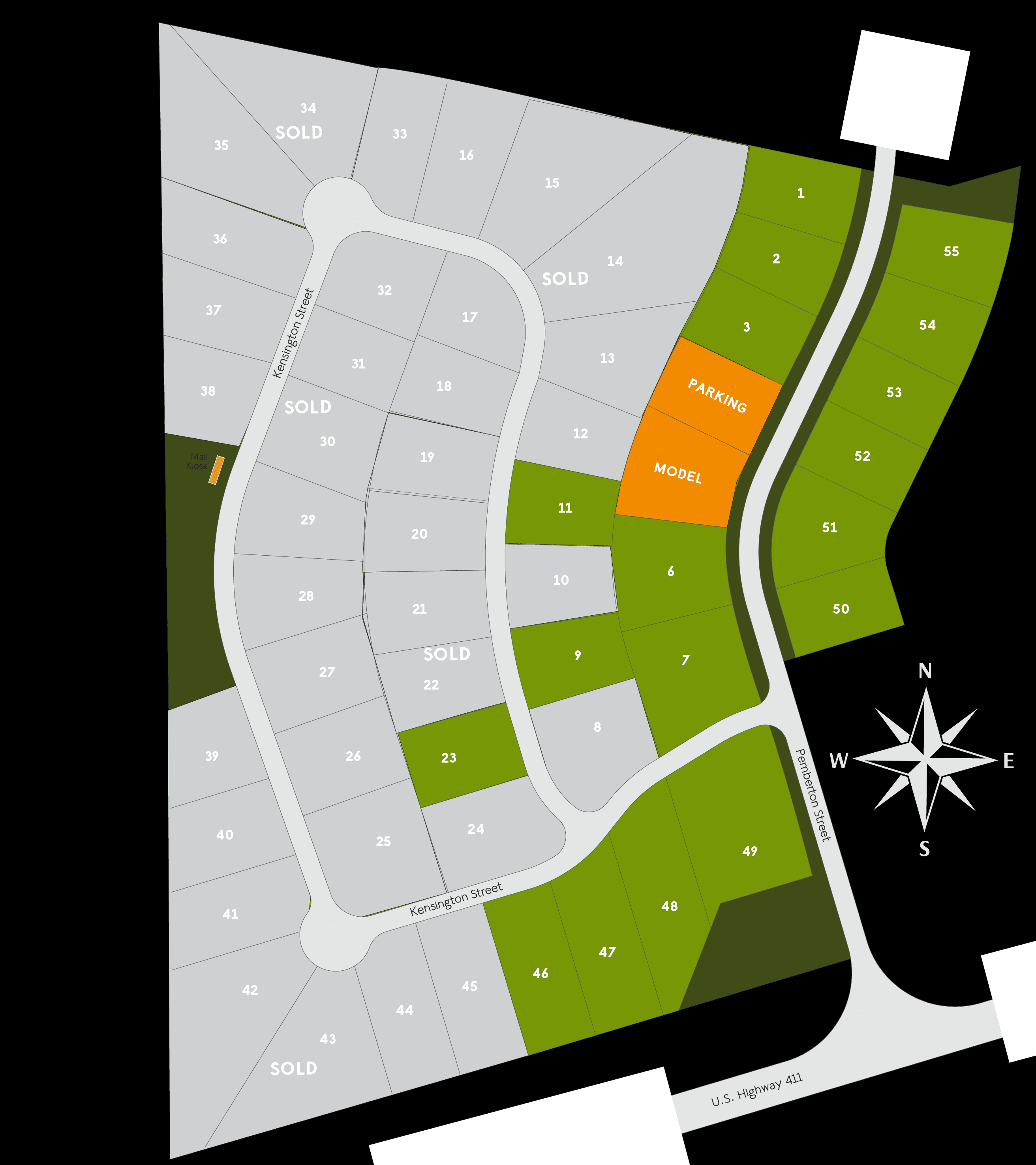 Kingston Park community map