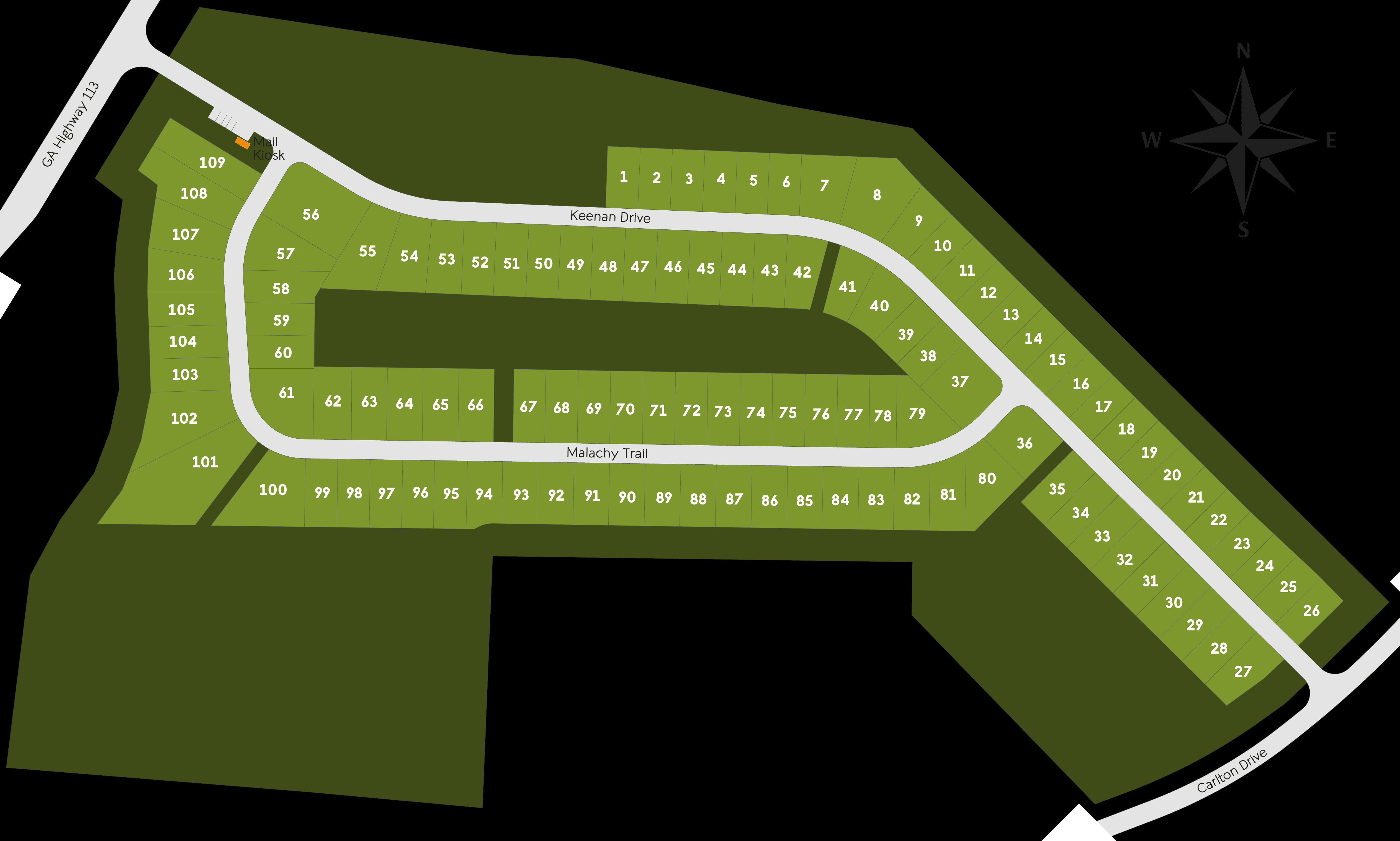 Eastbridge community map