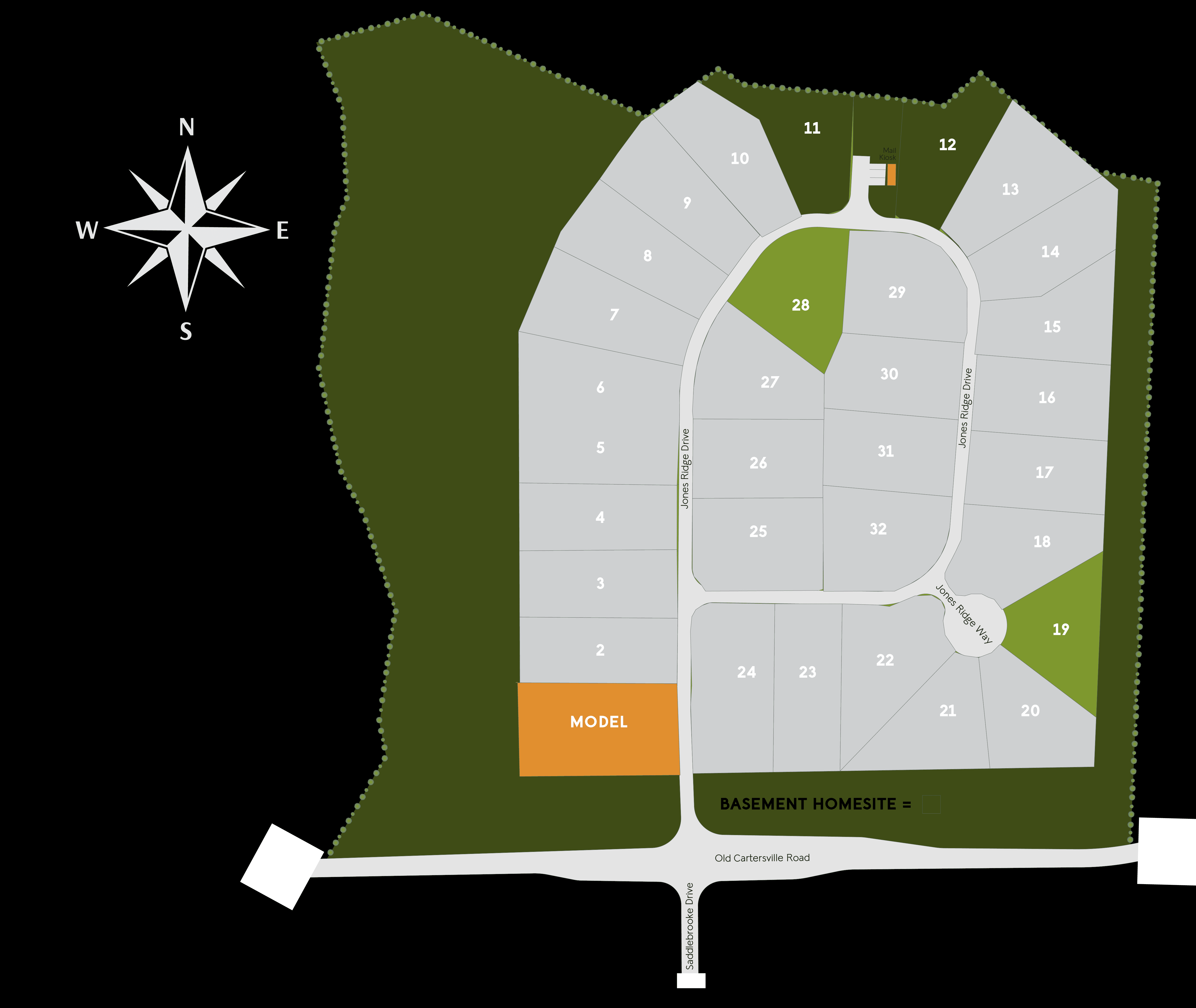 Jones Ridge community map