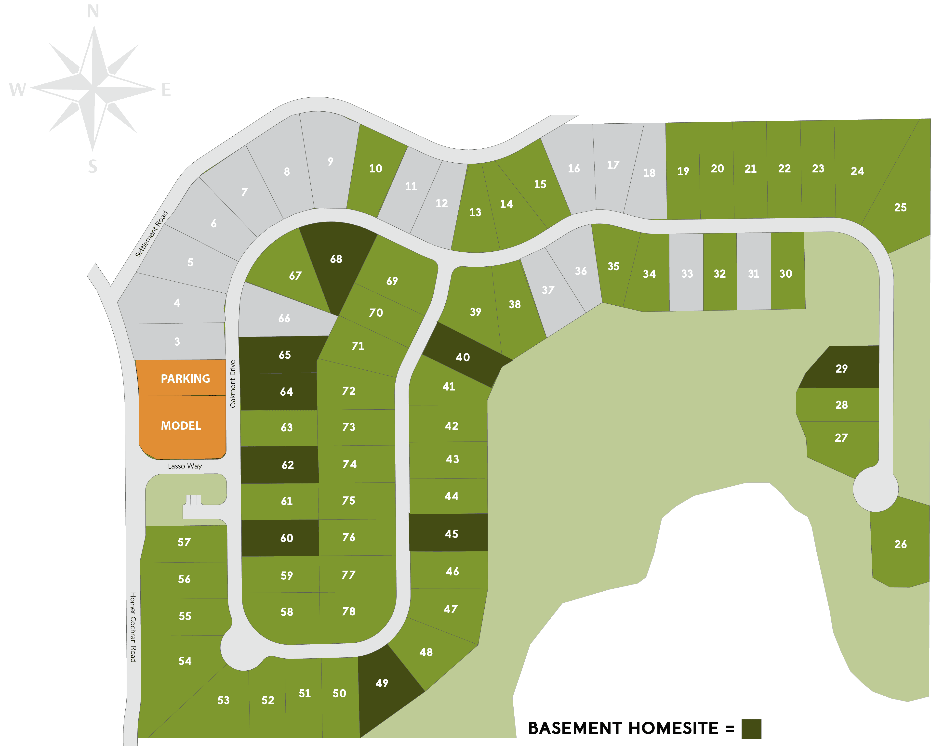 Oakmont community map