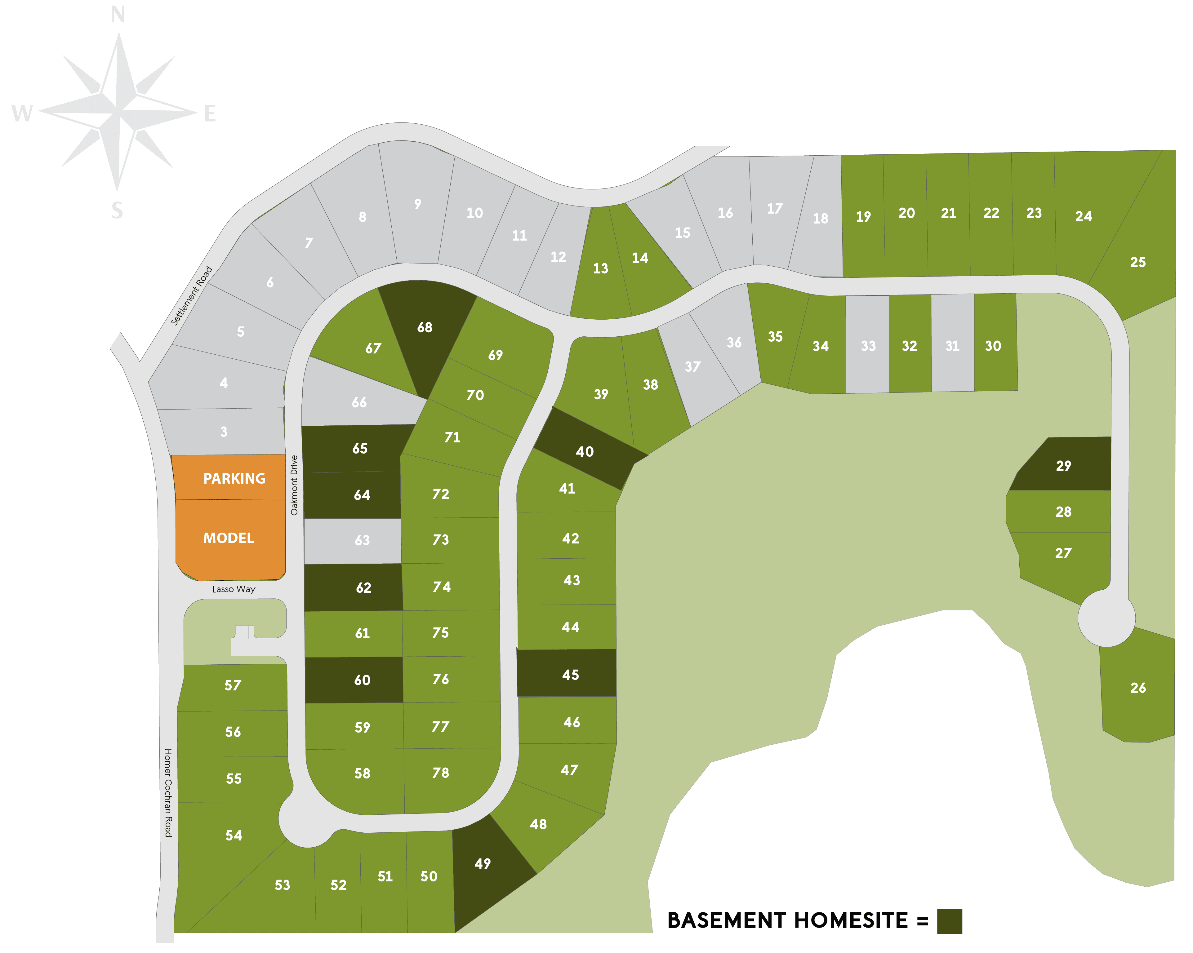 Oakmont community map