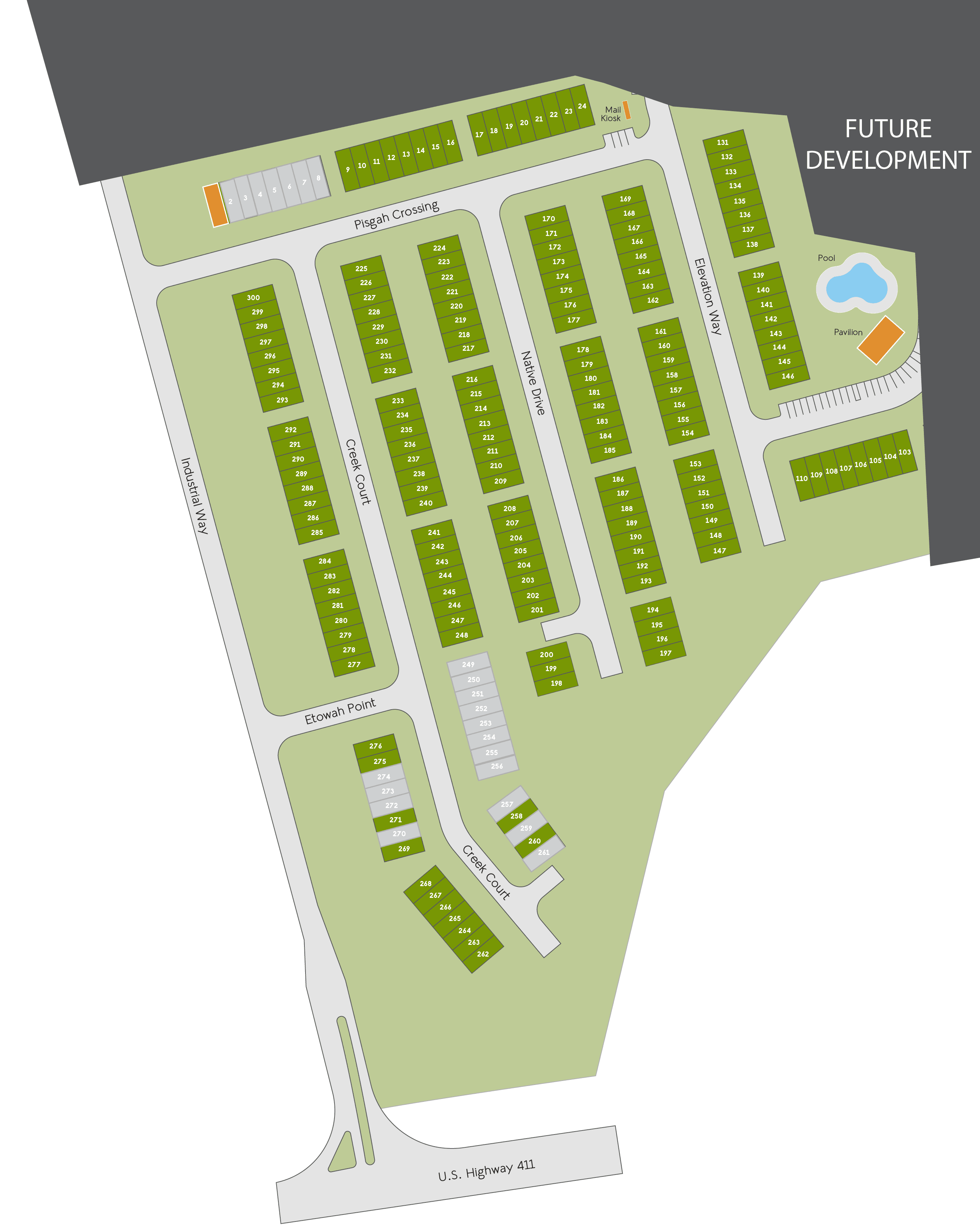 Fairington community map