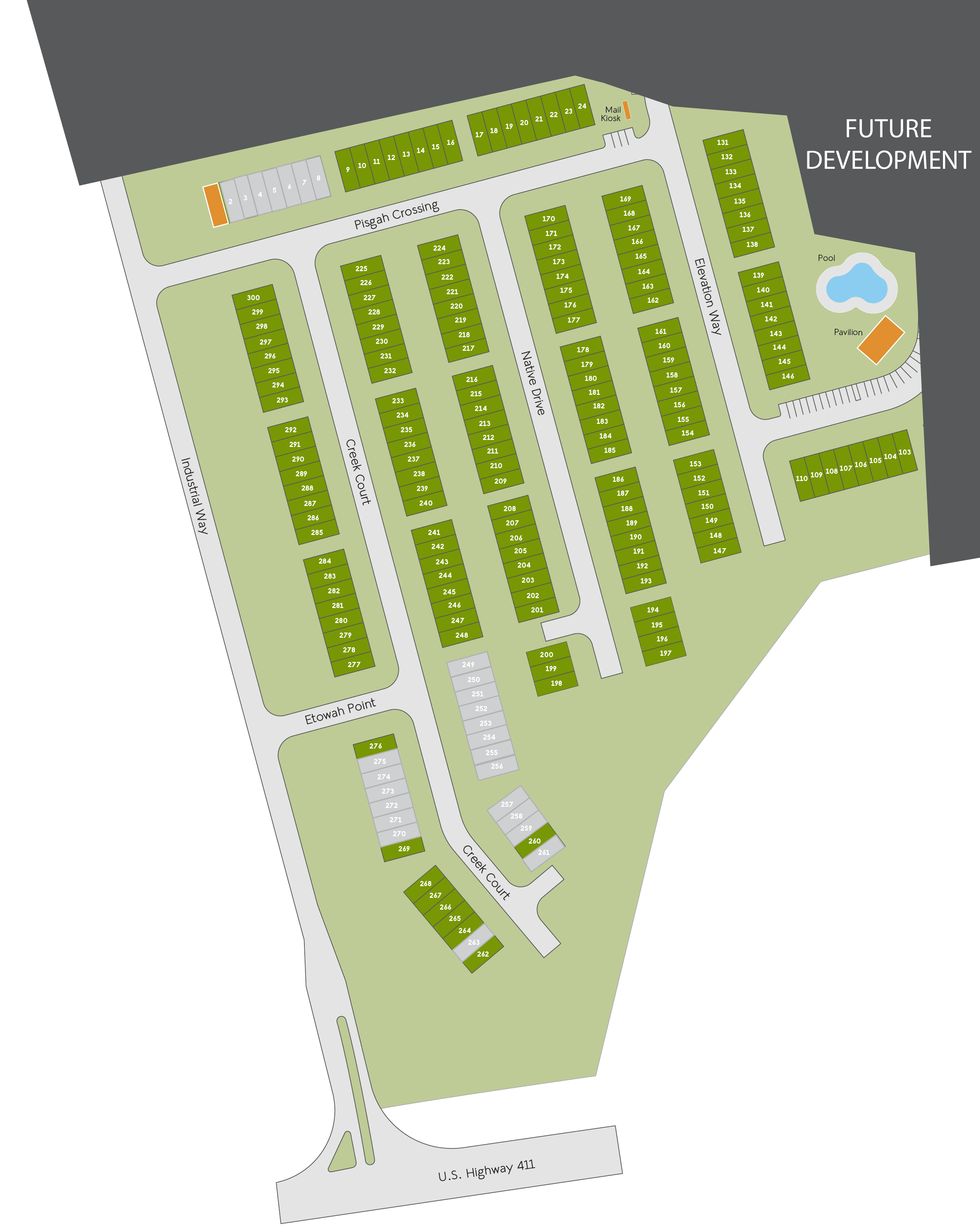 Fairington community map