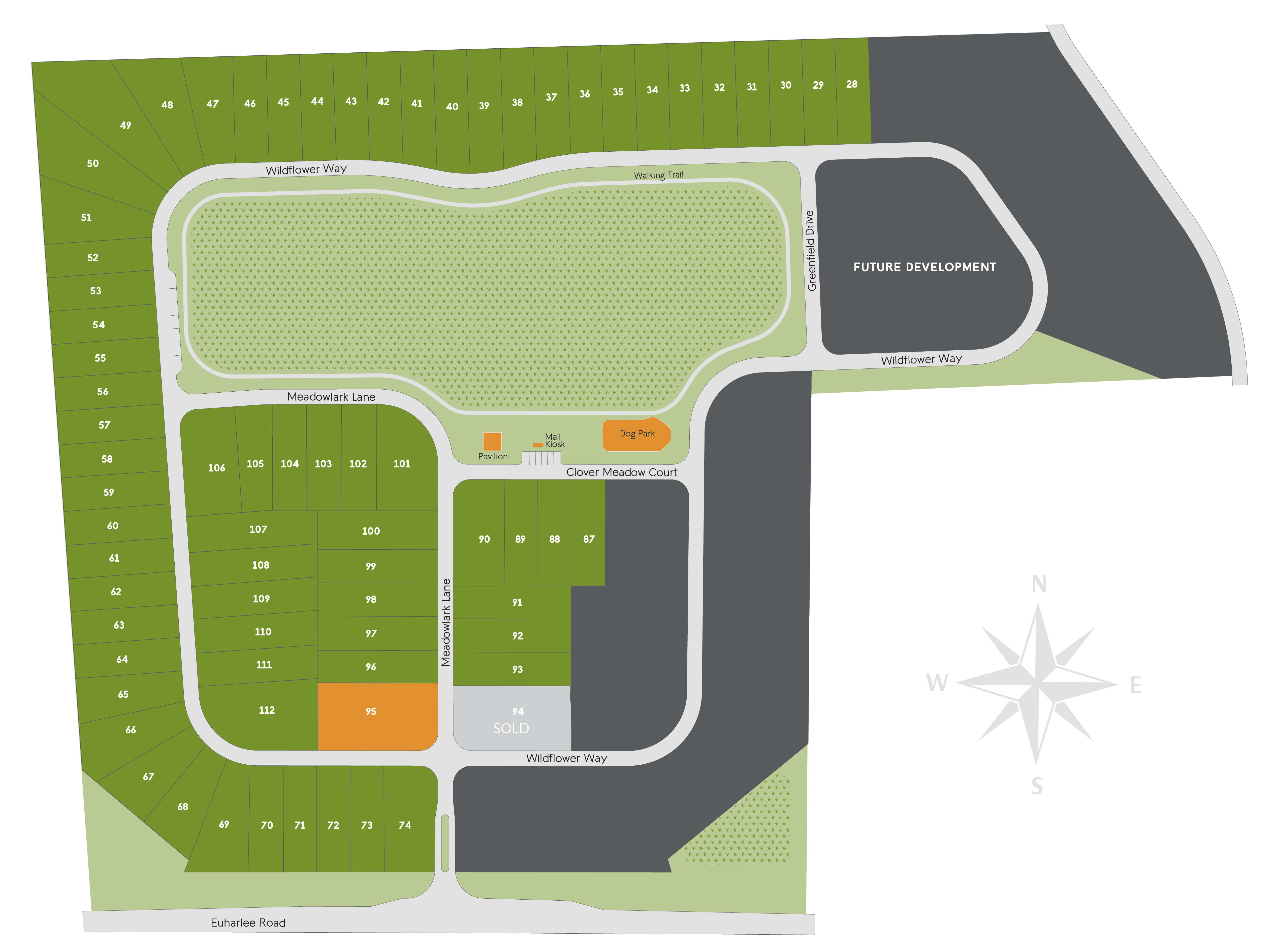 Meadowbrook community map